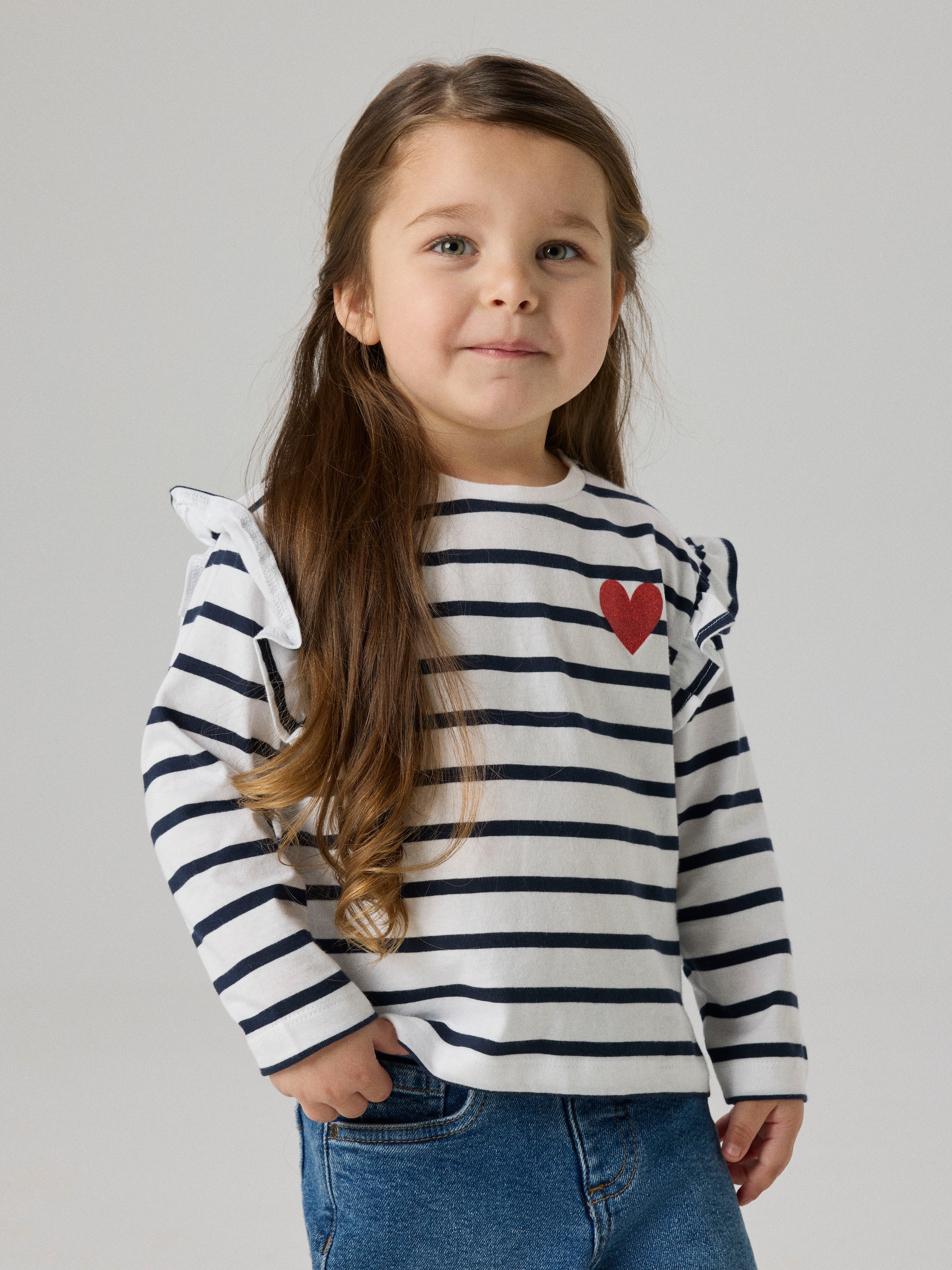 Name It T-shirt »NMFTOVELINA 2P LS NREG TOP PB« Paquet, 2
