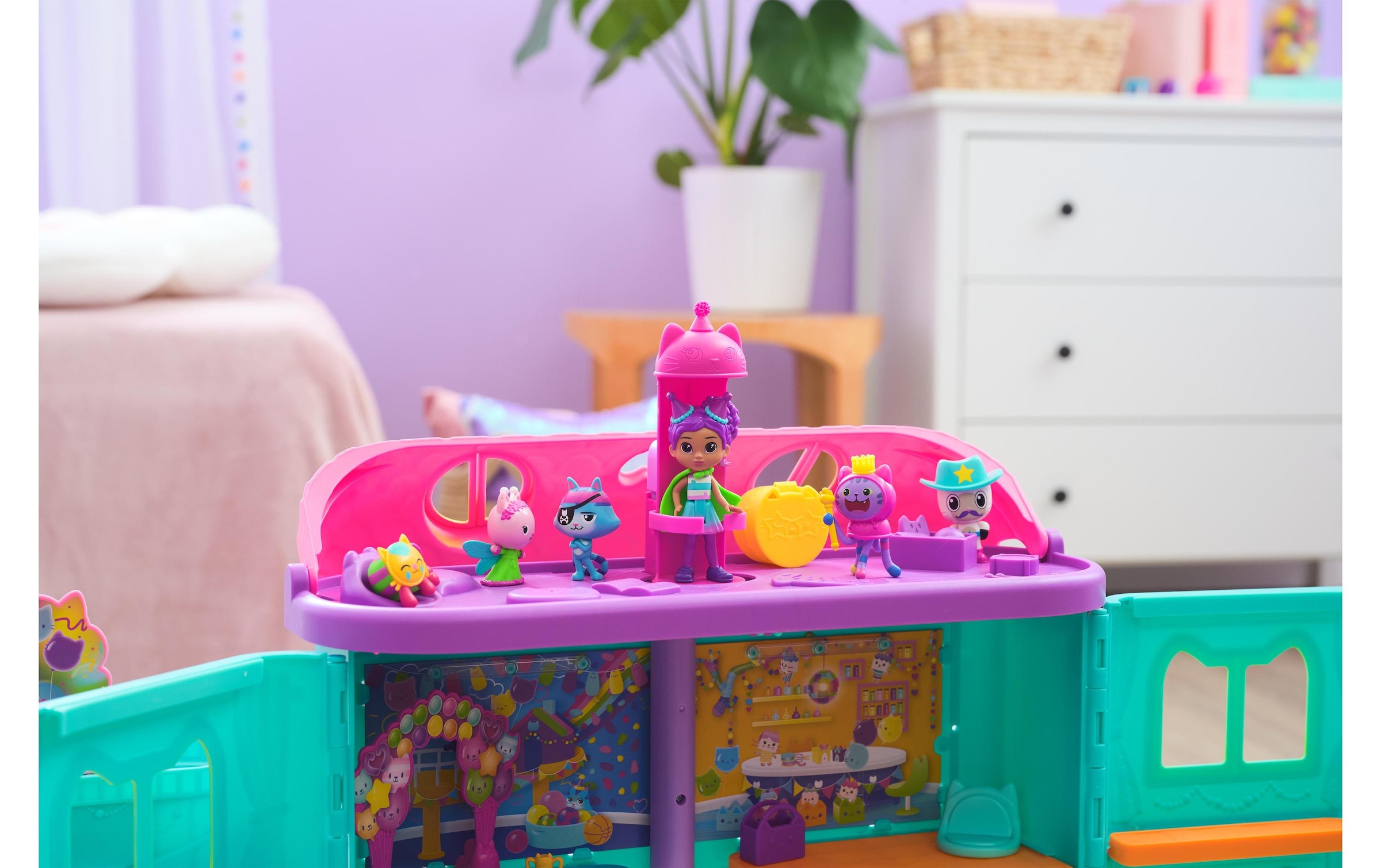 Spin Master Spielwelt »Gabby's Dollhouse Deluxe Figuren Set Celebration«
