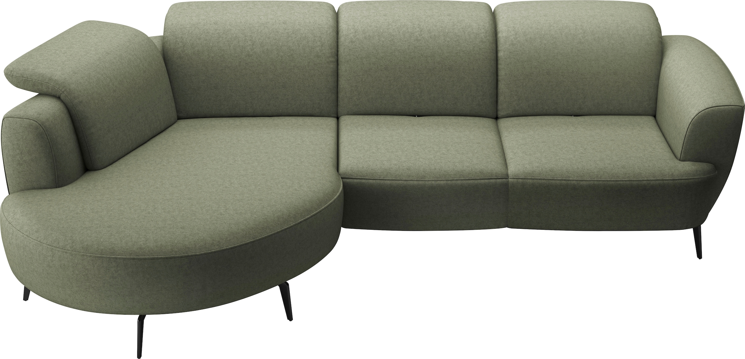 sit&more Canapé d'angle »Zoe« ink.Sitztiefenverstellung, wahlweise mit Kopfteilverstellung