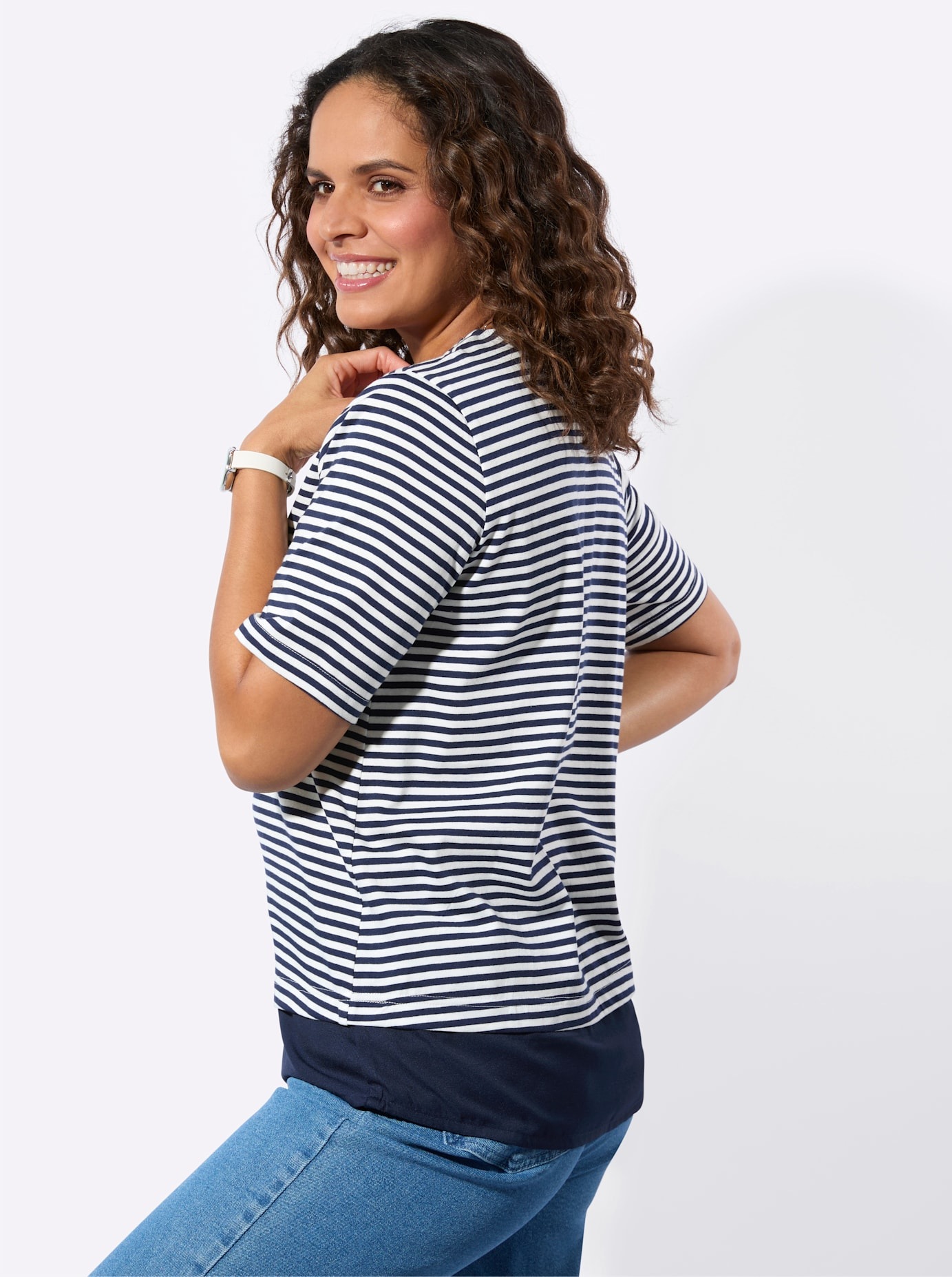 Casual Looks 2-in-1-Shirt »Ringelshirt« 1 tlg.