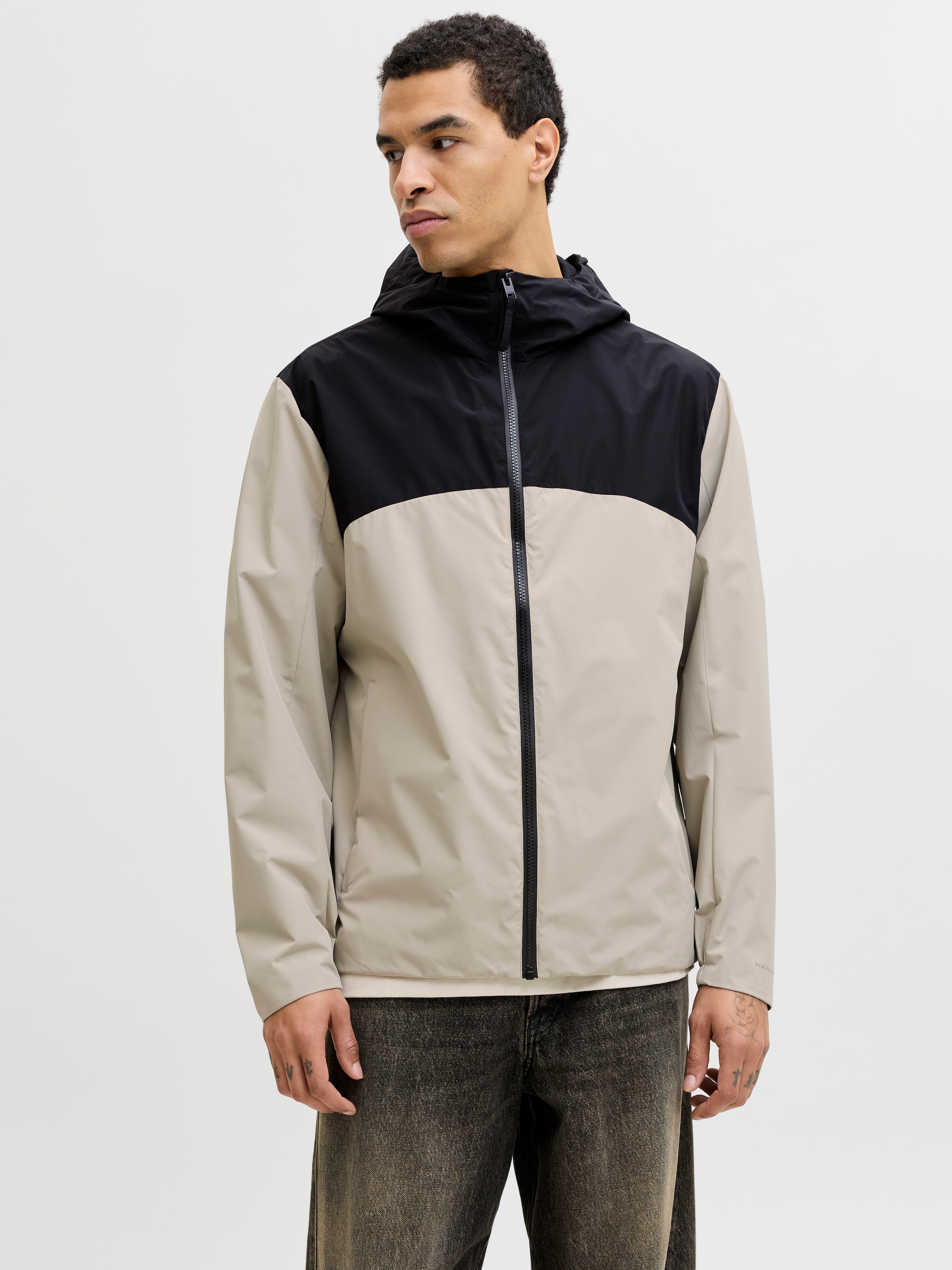 Jack & Jones Kurzjacke »JJESOHO LIGHT JACKET SN« mit Kapuze mit Kapuze