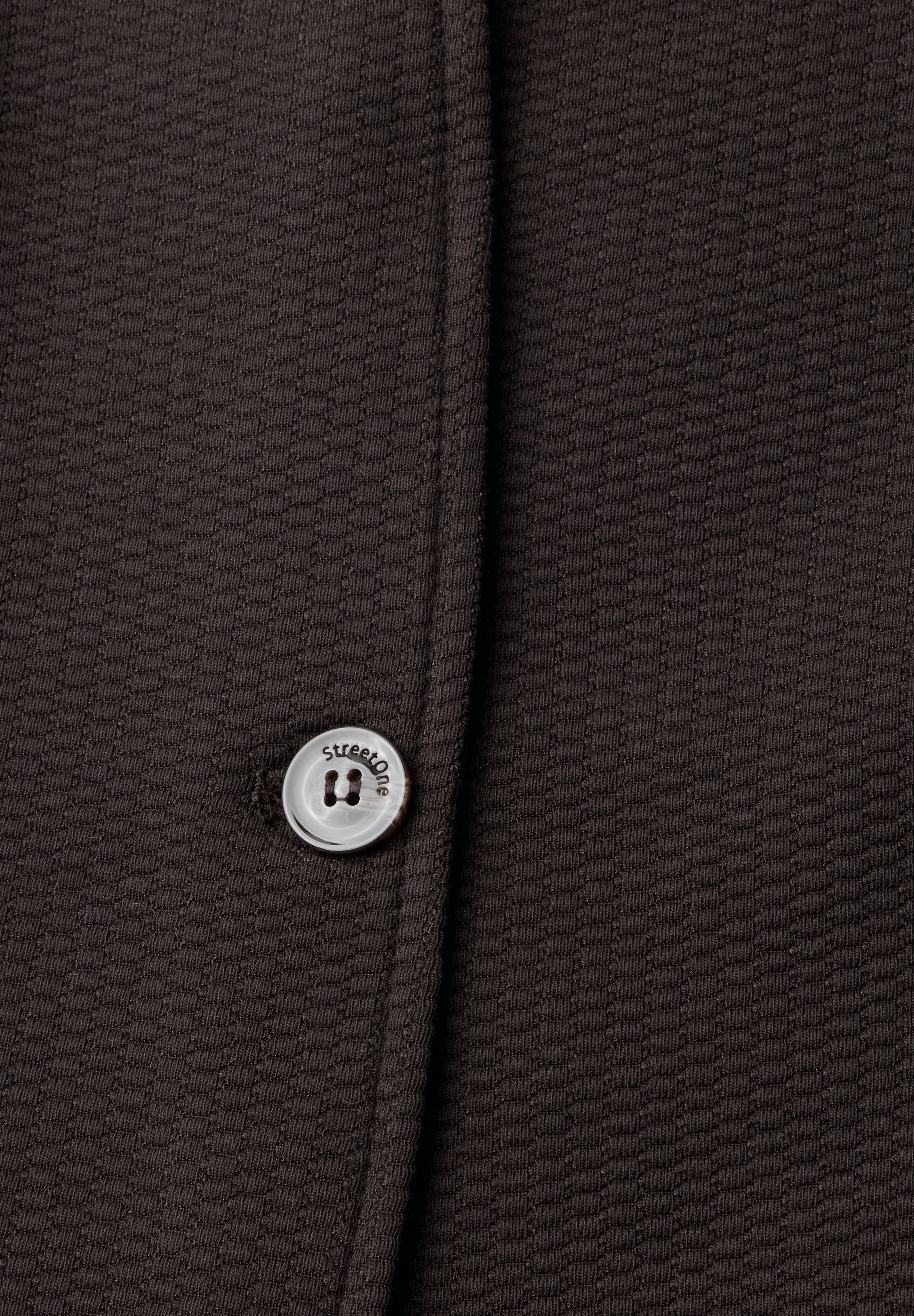 STREET ONE Blazer en jersey qualité structurée, uni, teneur en élasthanne