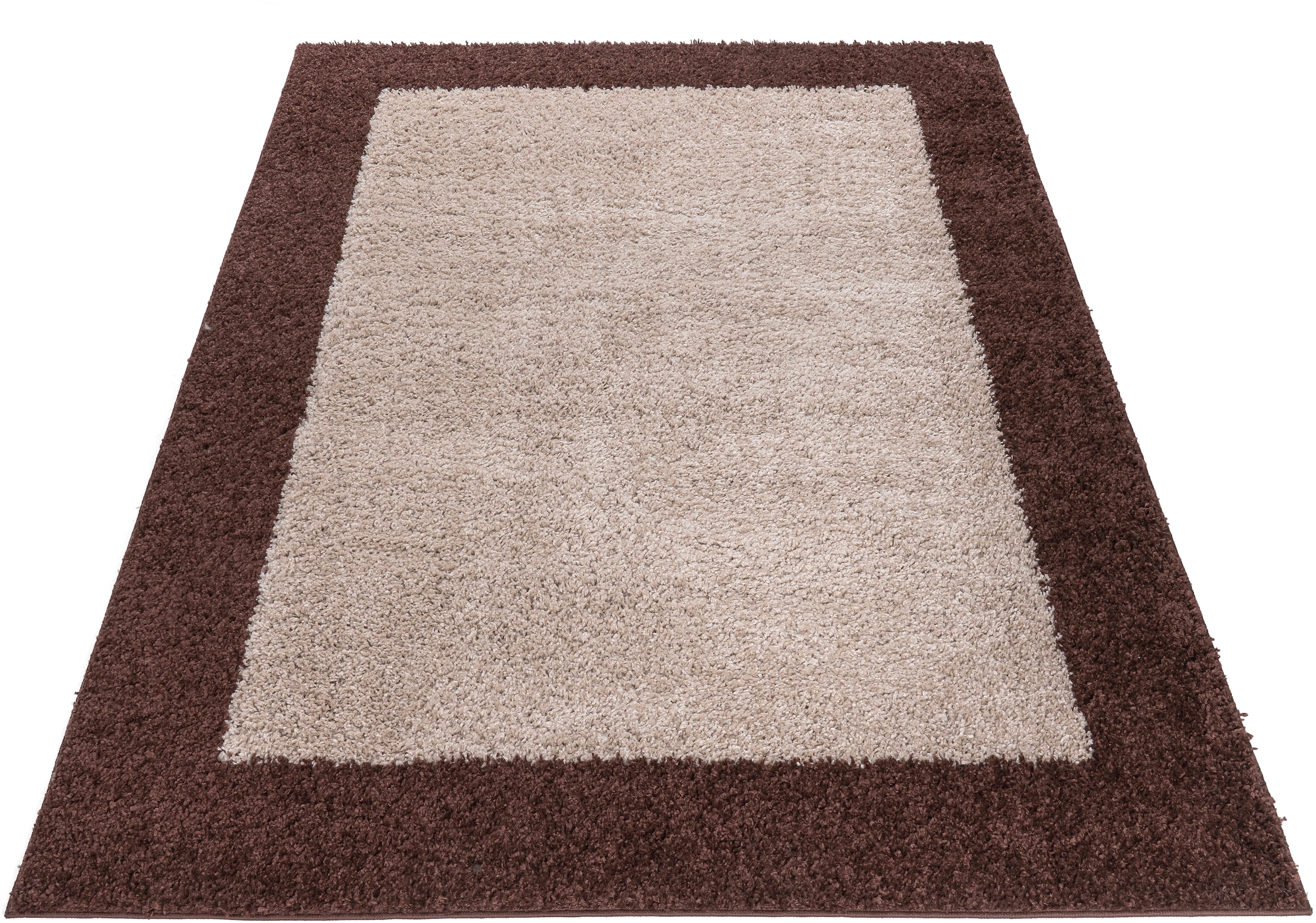 GOODproduct Hochflor-Teppich »Liams« rechteckig 30 mm Höhe mit Bordüre, besonders weich und kuschelig, Wohnzimmer, Schlafzimmer