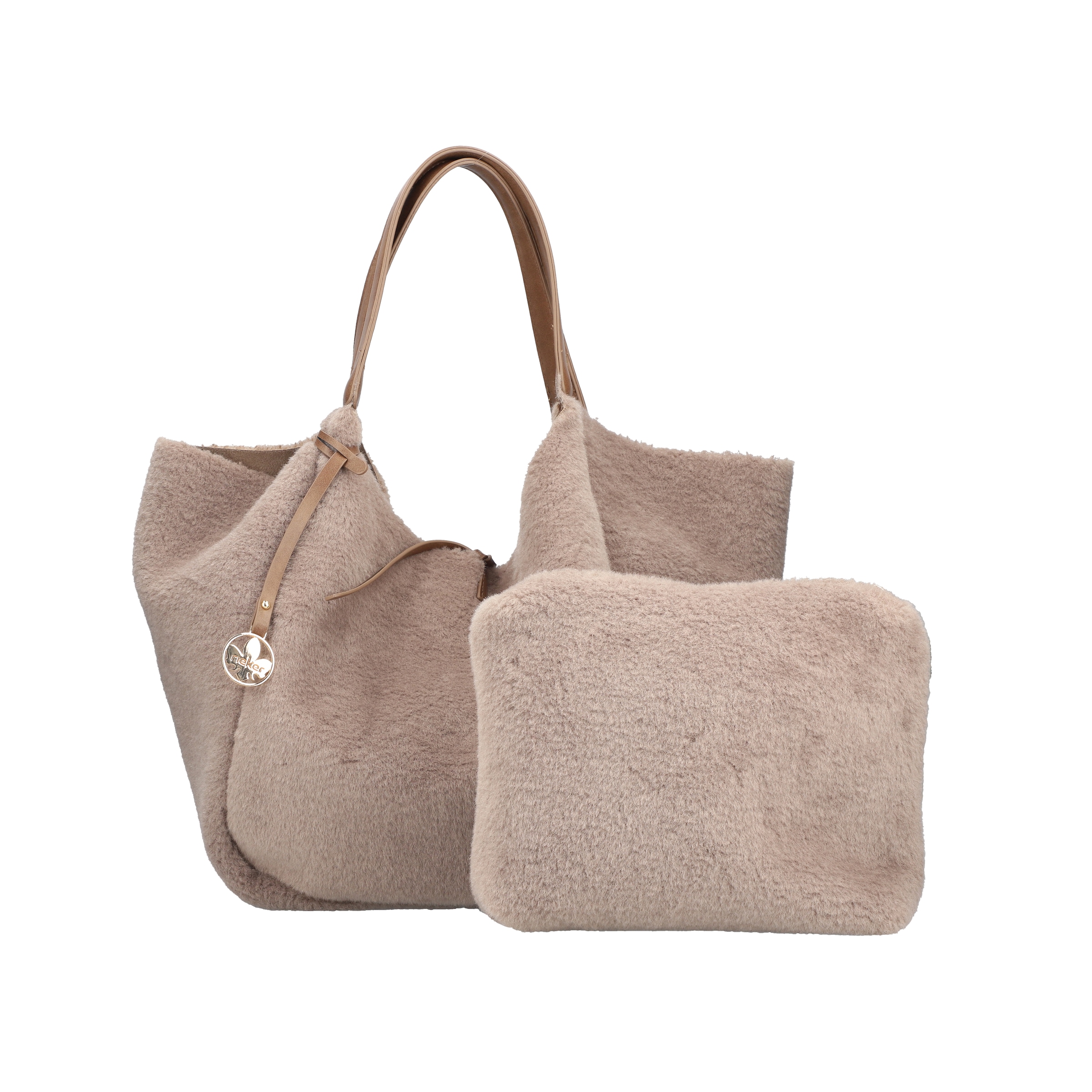 Rieker Shopper Sac bandoulière avec poche intérieure amovible, 2 pièces