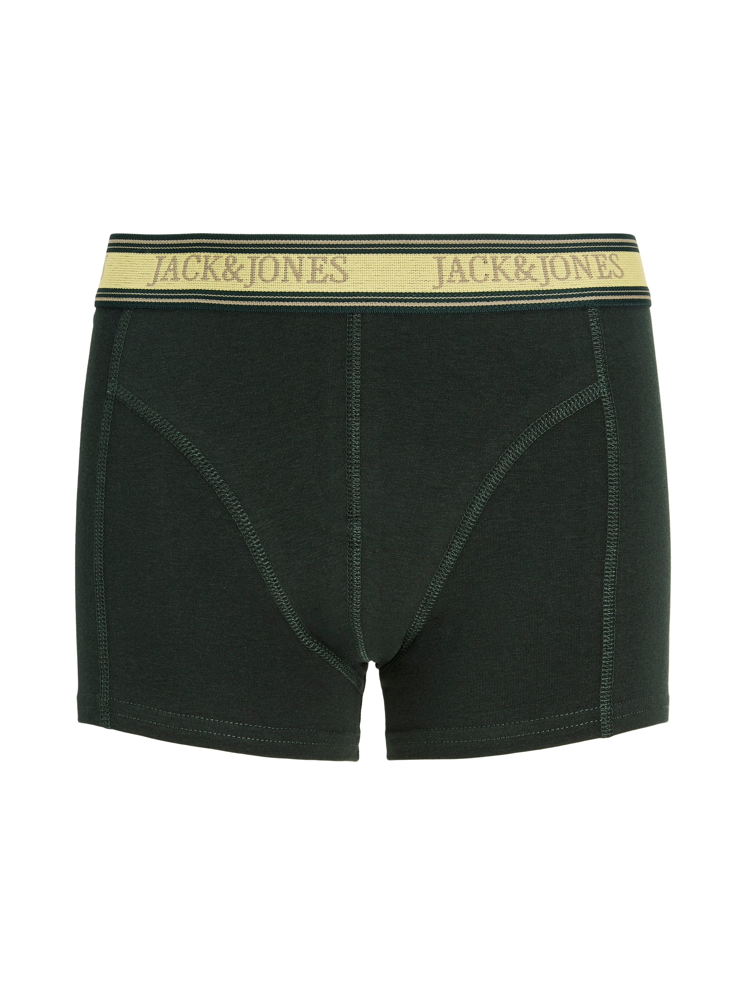 Jack & Jones Junior Tronc »JACFAZE SOLID TRUNKS 5 PACK JNR BTS« Paquet, 5 cuis mélange de coton, bord élastique,
