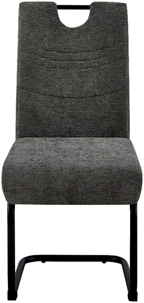 GOODproduct Chaise cantilever »Echo« (Ensemble) 2 cuischaise cantilever confortable avec ressort et poignée, charge maximale 140 kg