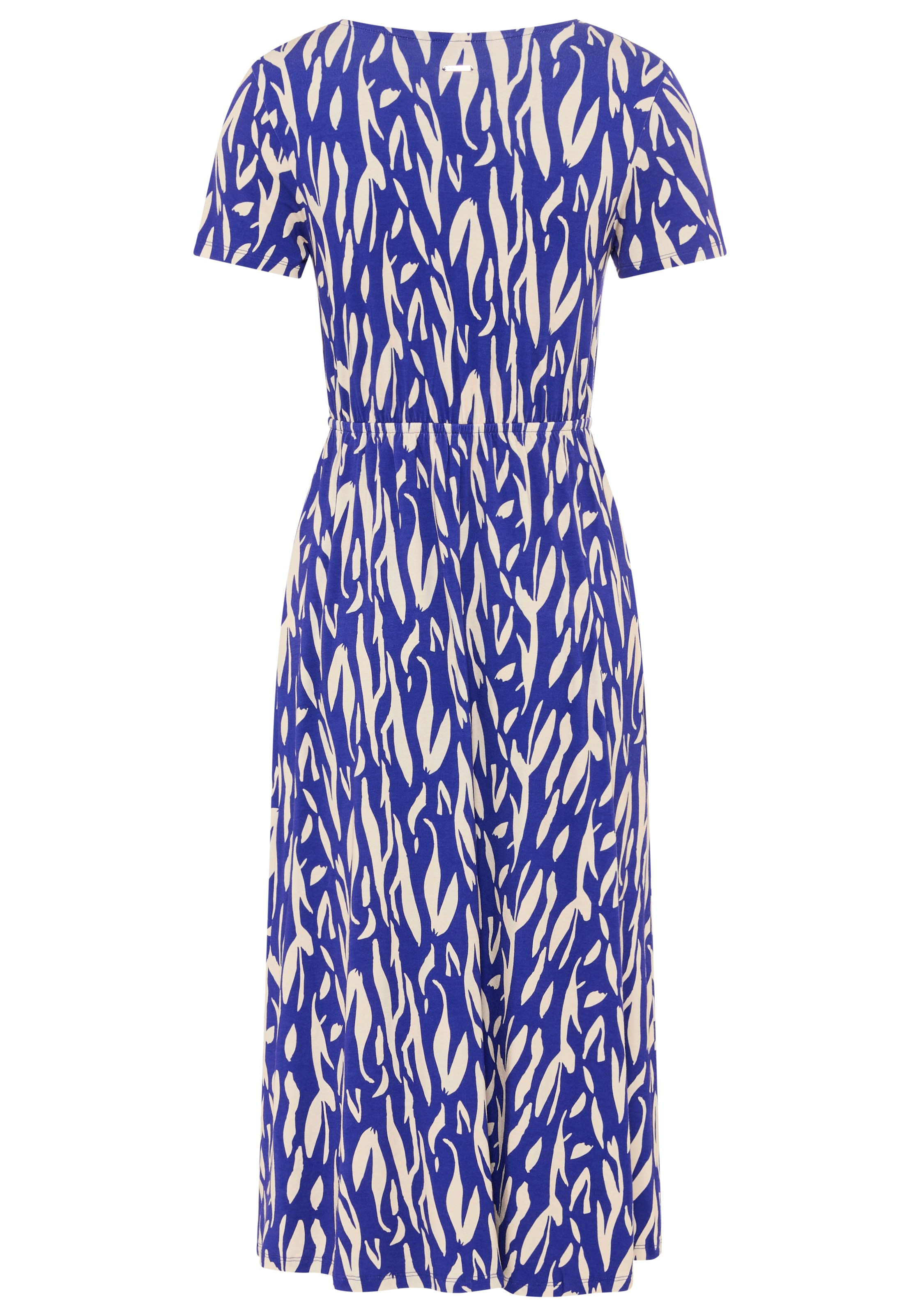 Laura Scott Sommerkleid casual Stil, für entspannte Tage, aus Viskose und Elasthan, Kurzarm