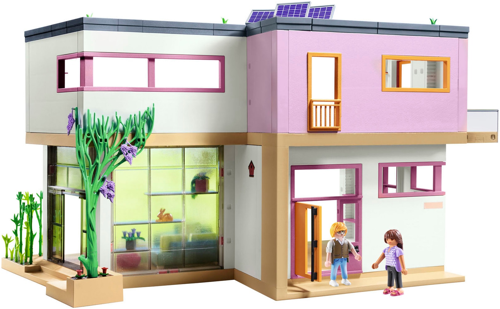 Playmobil® Konstruktions-Spielset »Wohnhaus mit Wintergarten (71607), myLife« Made in Germany