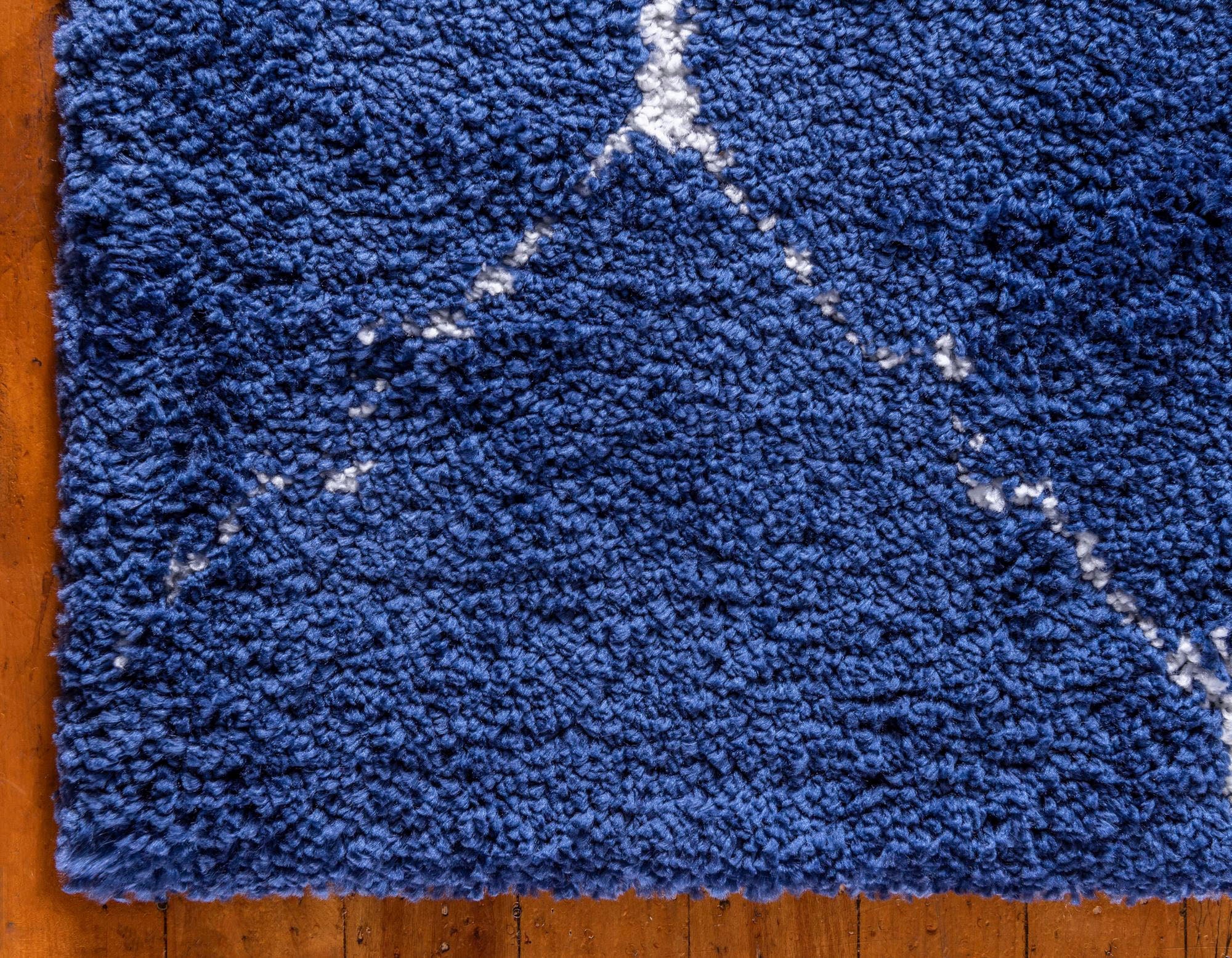 Myflair Möbel & Accessoires Tapis à poils longs »Temara Shag, LAGERRÄUMUNG!« Rectangulaire 51 mm Höhe gewebt, Rauten Design, weich & kuschelig