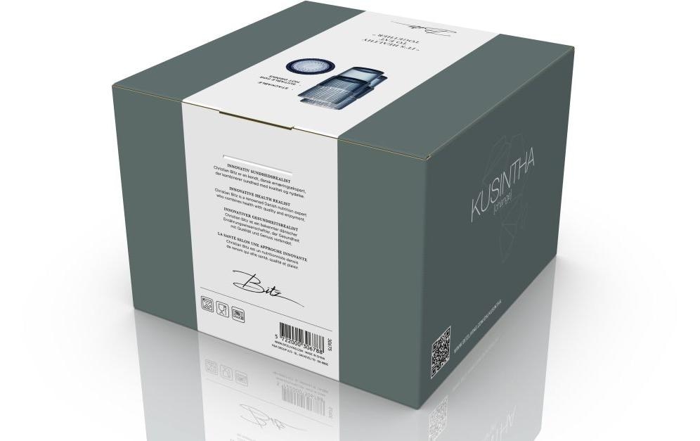 Bitz Verre à latte macchiato »Macchiato Becher Kusintha 380 ml, 4 Stück, Blau«