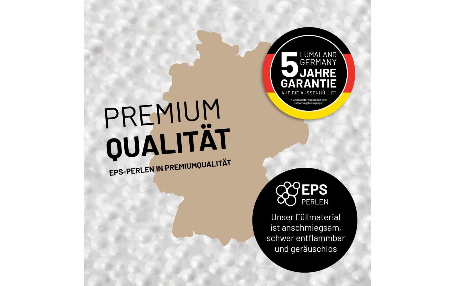 Lumaland Pouf »Cord 380 l« Sitzsack für Innen