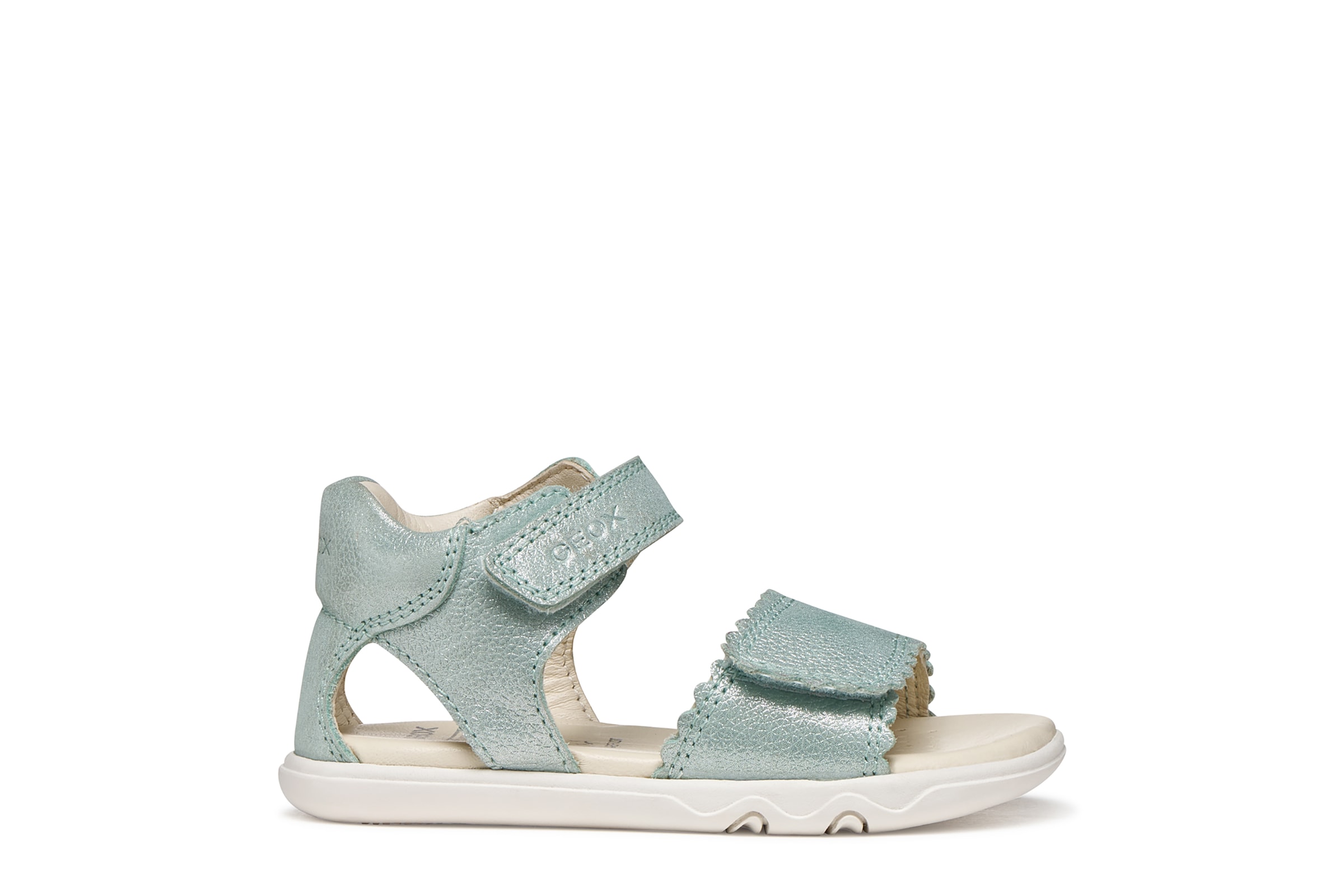 Geox Lauflernschuh »B SANDAL STEPPIEUP G«  Babyschuh mit Klettverschluss, Grössenschablone zum Download