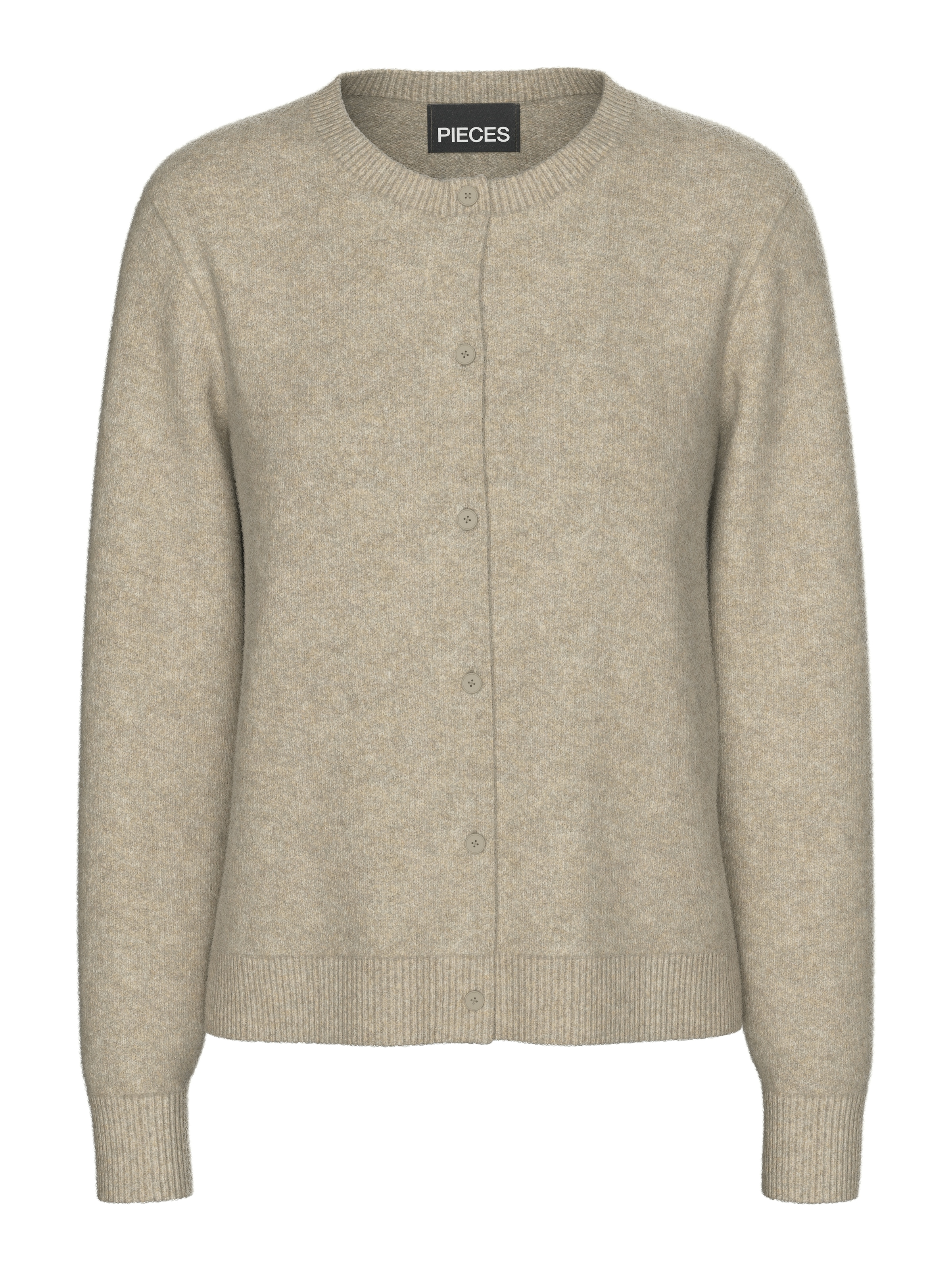 pieces Veste en tricot »PCMALOU LS KNIT CARDIGAN NOOS BC« Mélange de matières, coupe slim