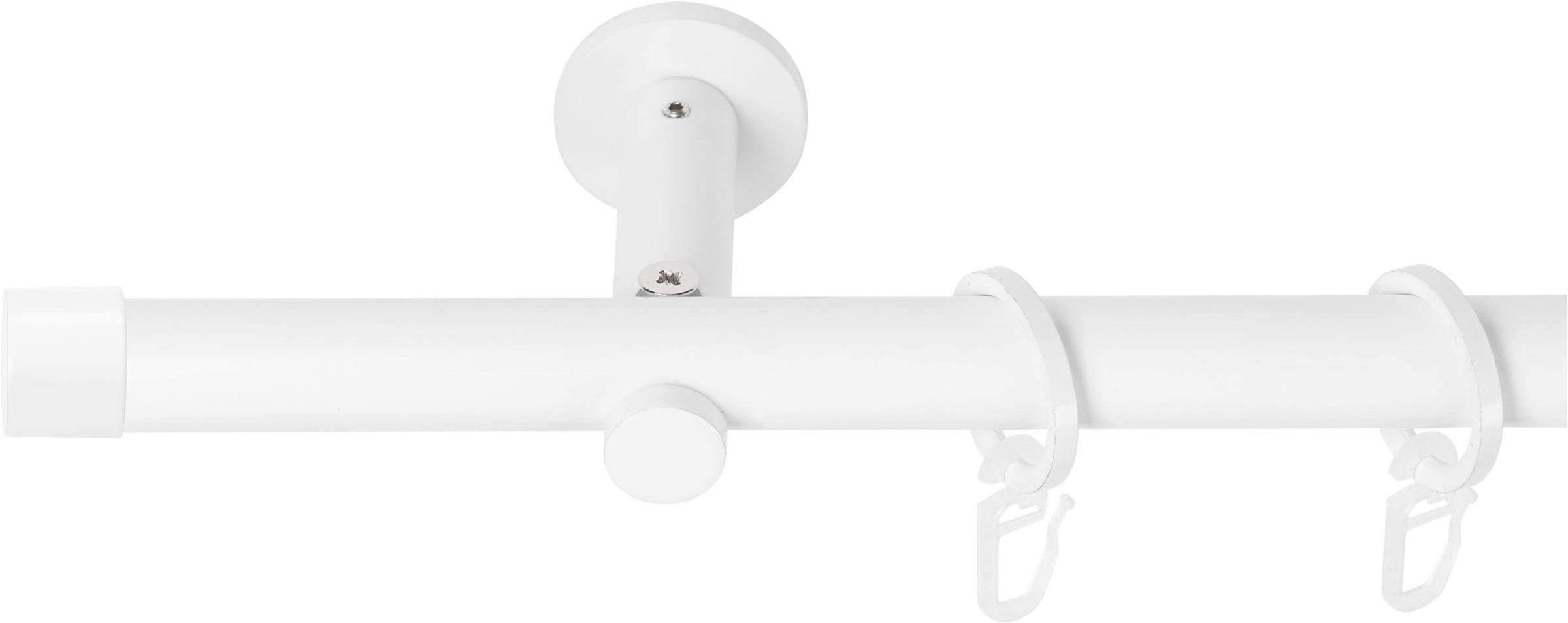 SN DECO GROUP Gardinenstange Ø 19 mm 1 läufig-läufig Fixmass;kürzbar