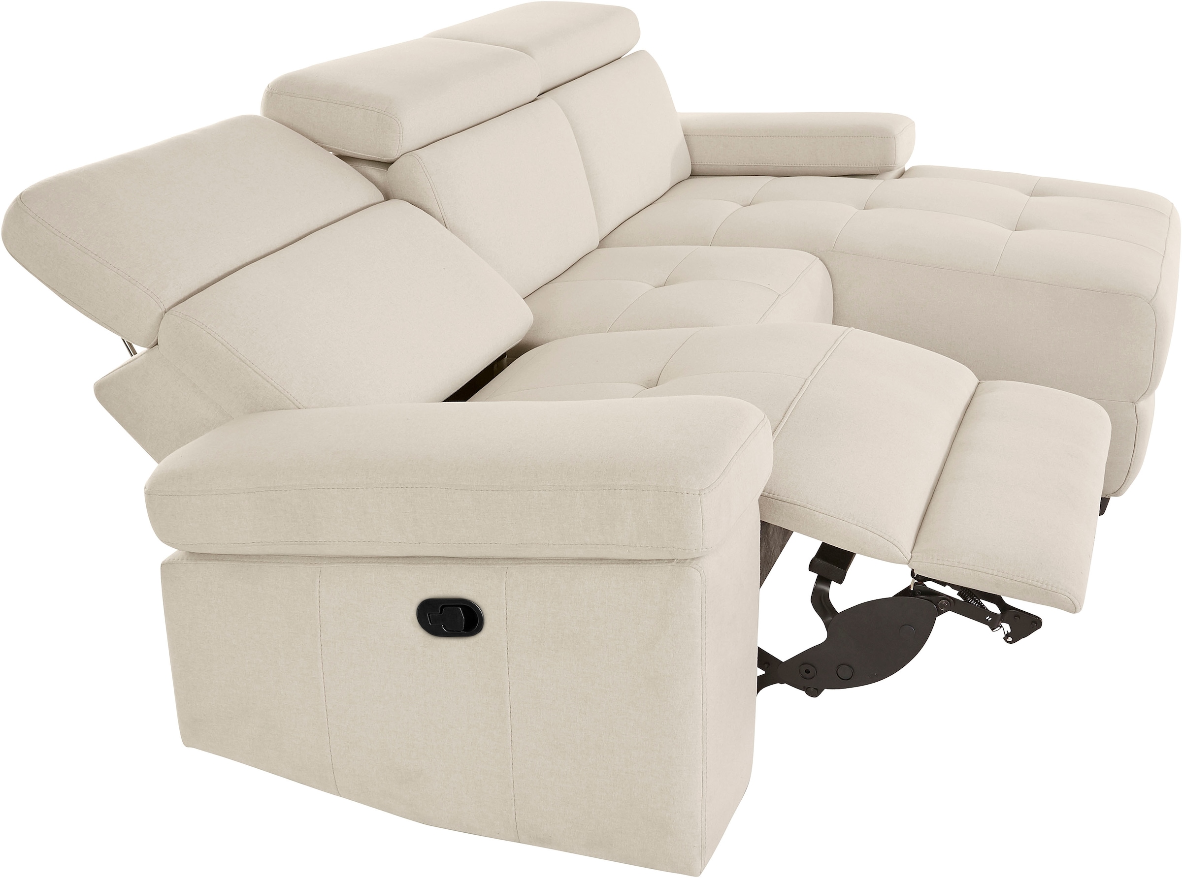 Home affaire »Kilado, L-Form,« mit Relaxfunktion, verstellbarer Armlehne, Kopfteilverstellung