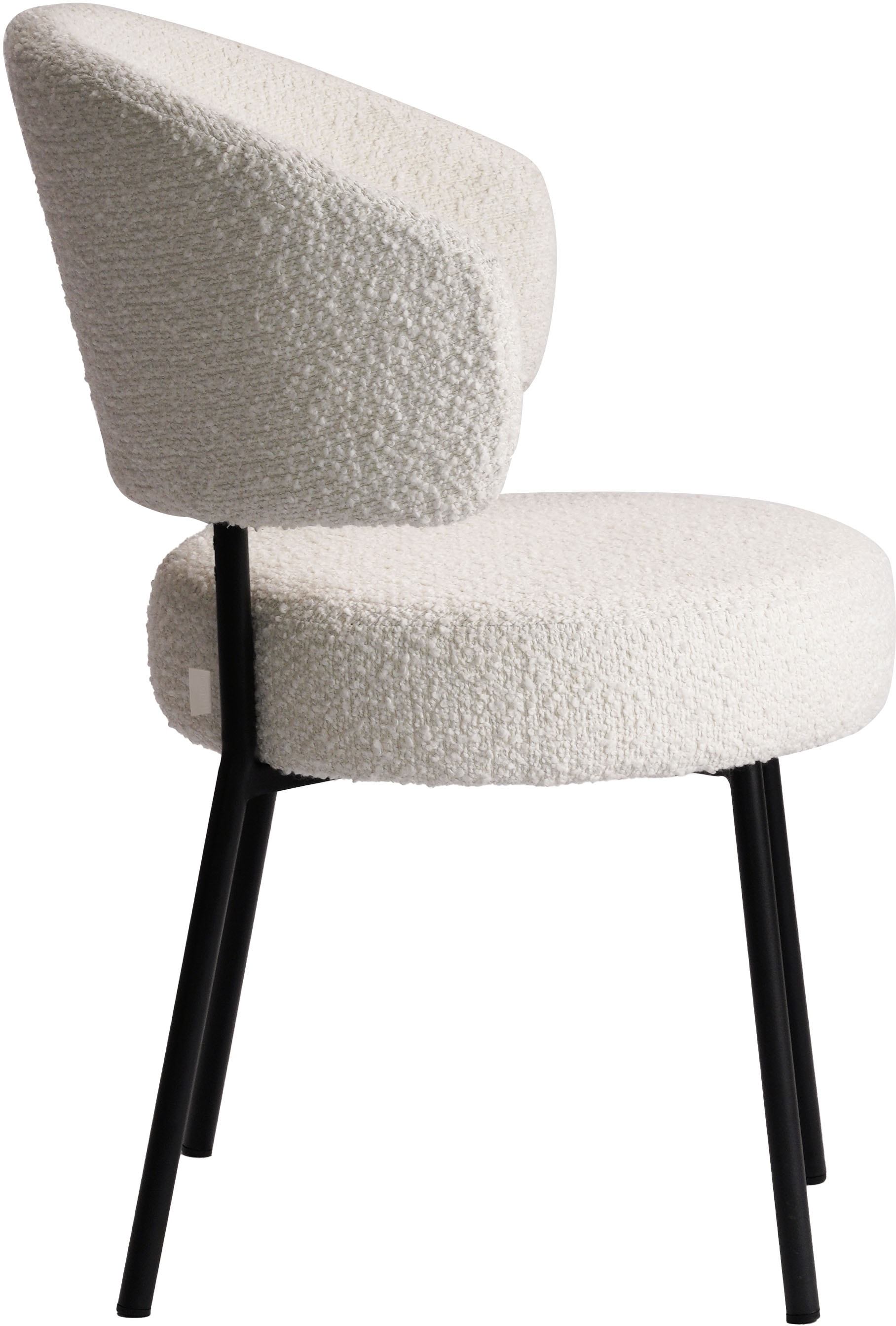 LeGer Home by Lena Gercke Esszimmerstuhl »Sölve« (Set) 2 Stk.Boucle Bezugsstoff, Metallgestell, Sitztiefe 48 cm