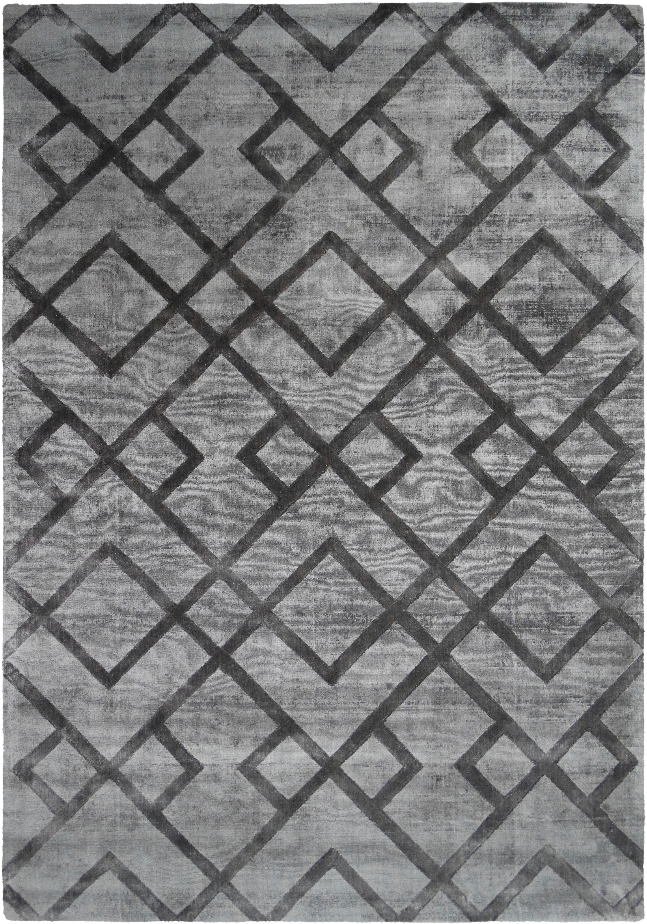 calo-deluxe Teppich »Viteox 310« rechteckig 13 mm Höhe Viskose, Kurzflor, Wohnzimmer