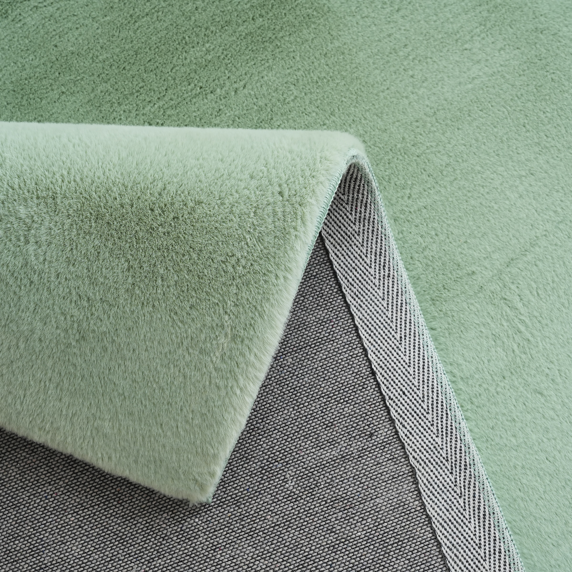 my home Tapis en fourrure »Balu, Kunstfellteppich, Modern, Langflor Teppich« Rectangulaire 20 mm Höhe Kaninchenfell-Haptik, kuschelig, weich, Wohnzimmer, Schlafzimmer