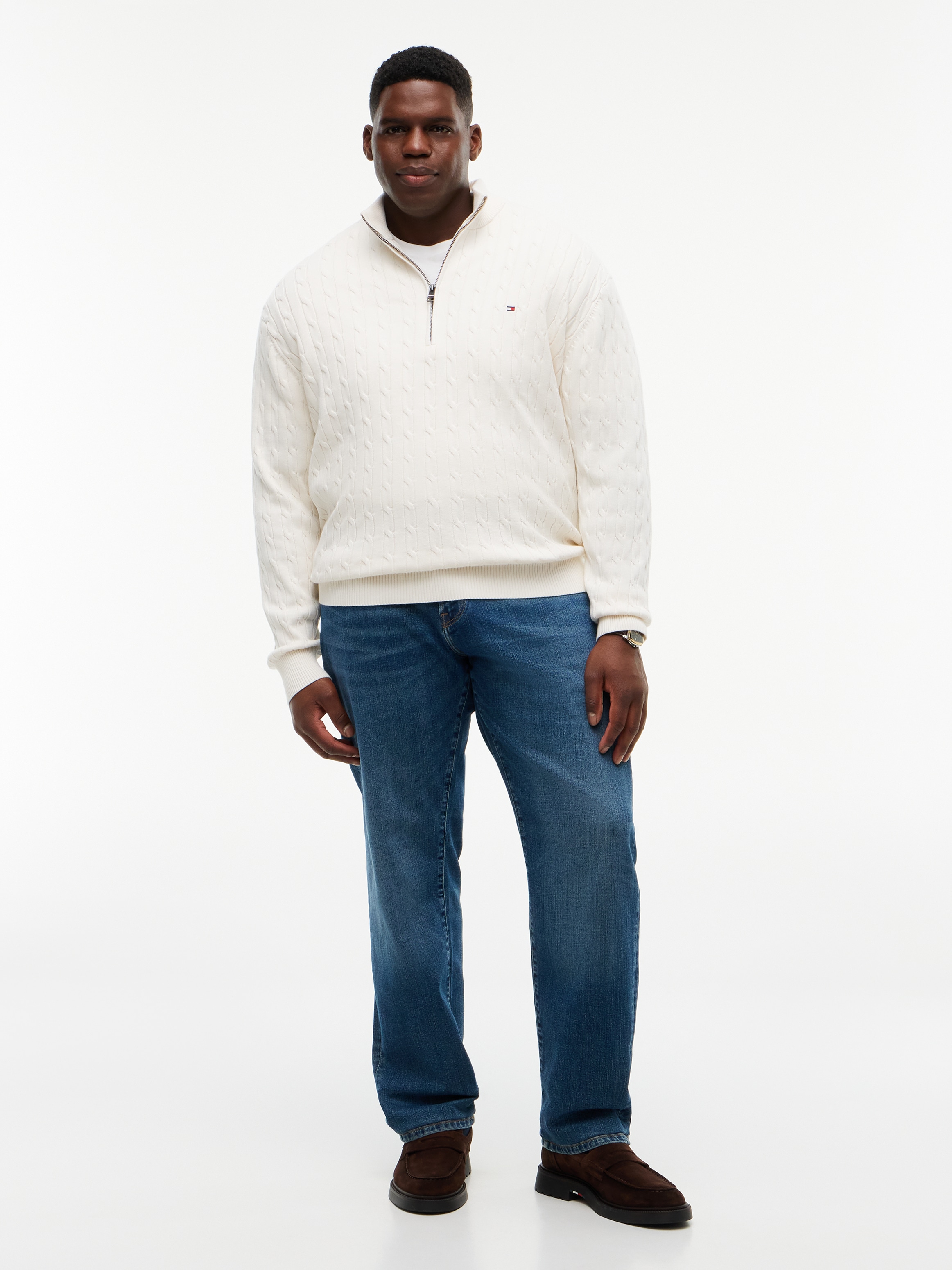Tommy Hilfiger Big & Tall Regular-fit-Jeans »BT-MADISON« mit Fade-Effekten, regular fit, gerades Bein, Grosse Grössen