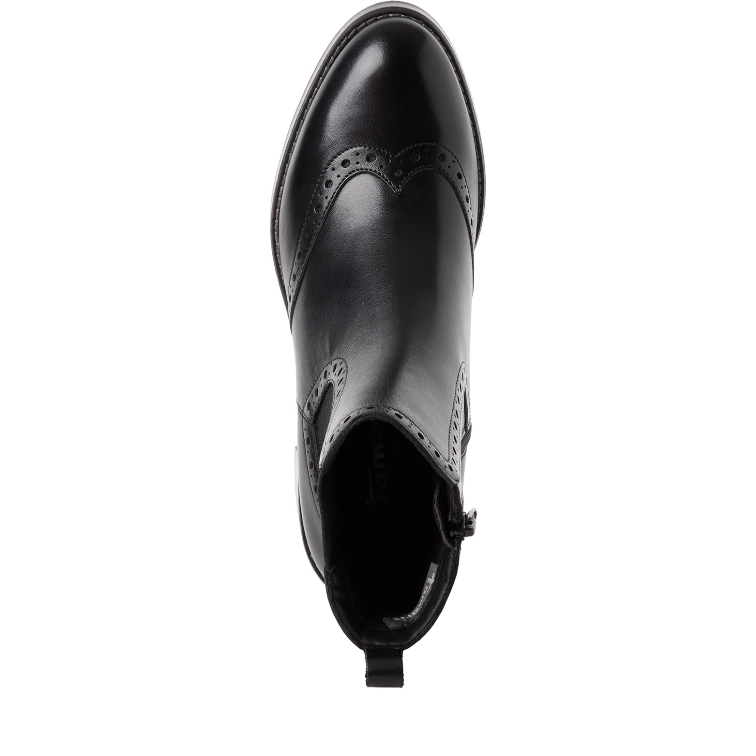 Tamaris Bottines chelsea  Blockabsatz, Stiefelette mit Innenreissverschluss und Stretcheinsatz