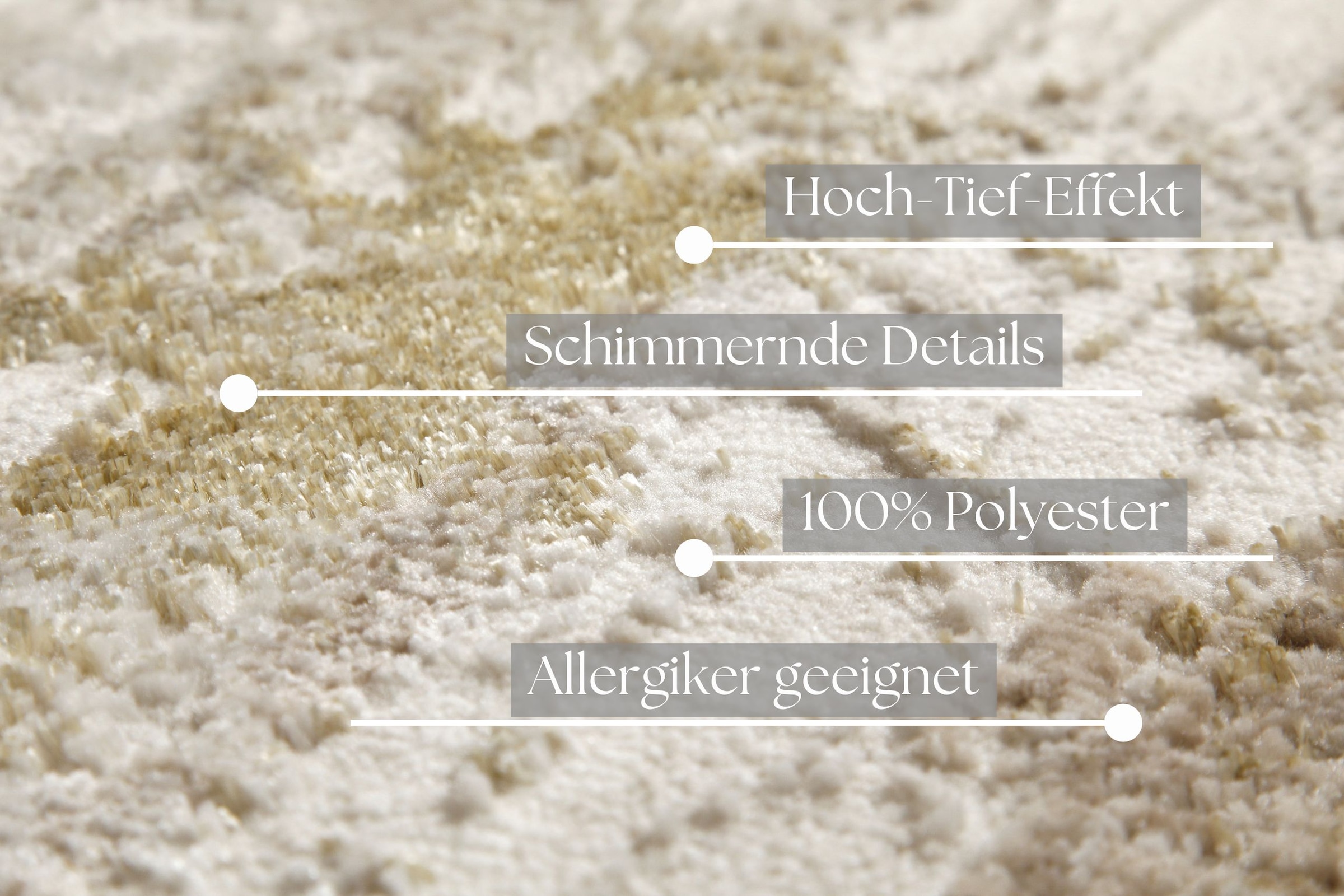 GOODproduct Teppich »Aeliana« rechteckig 12 mm Höhe weicher Kurzflor, Hoch Tief, Skandi, Vintage, Wohnzimmer, Schlafzimmer