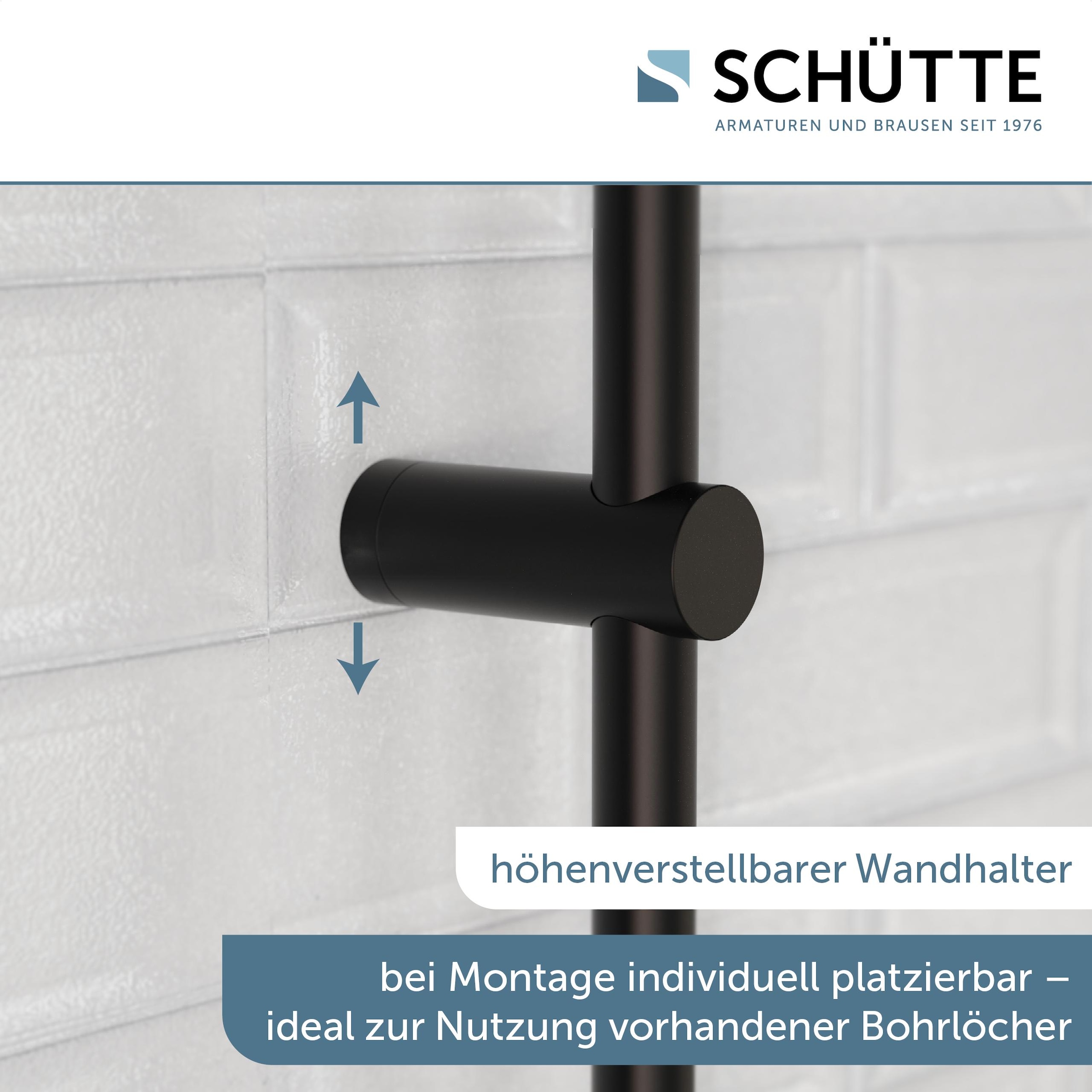 Schütte Duschbrause »TRENTO« Set,  mit Thermostatarmatur, 3-fach verstellbar, Antikalk-Noppen