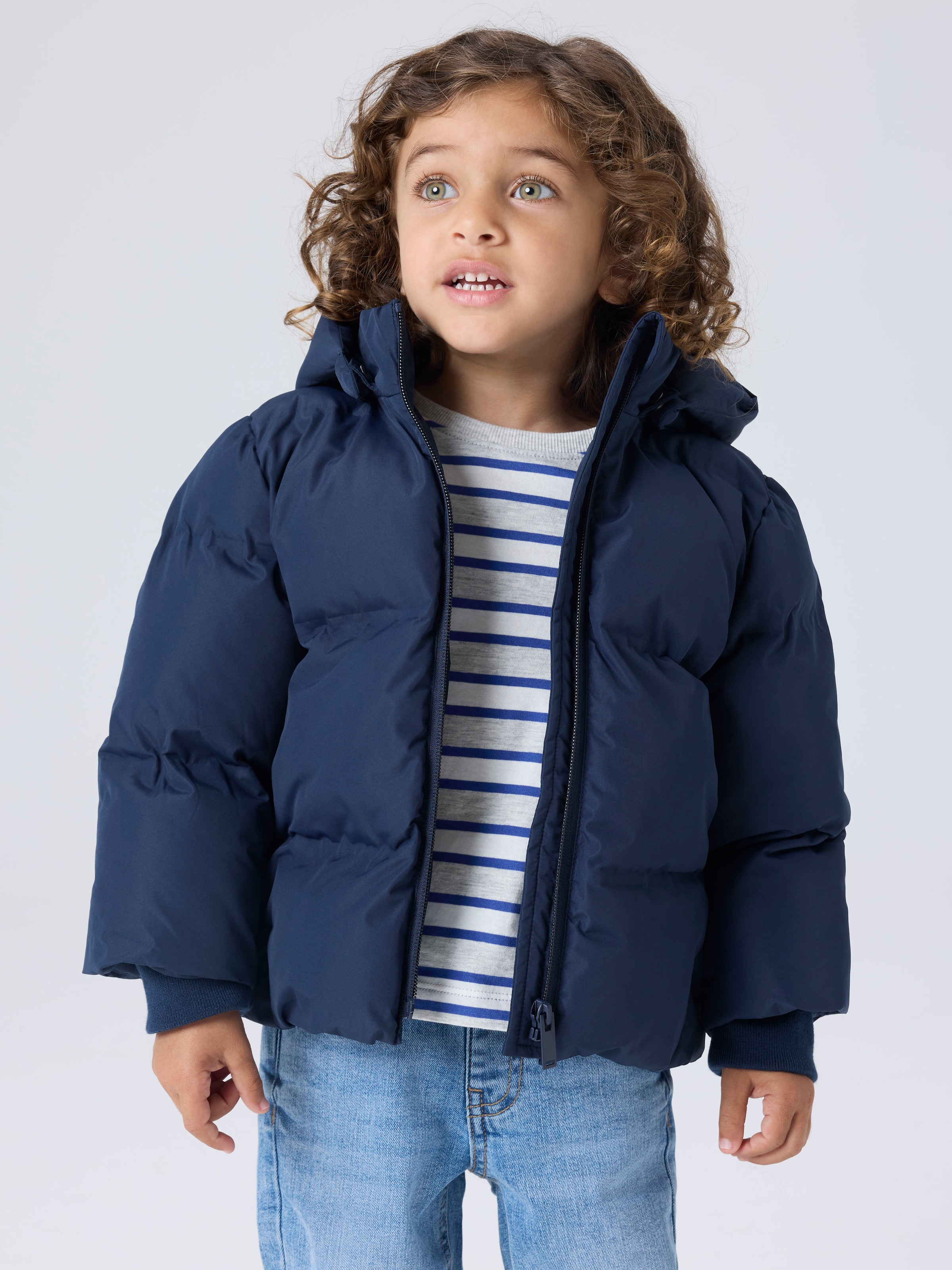 Name It Steppjacke »NMNMUSK PUFFER JACKET TB« mit Kapuze