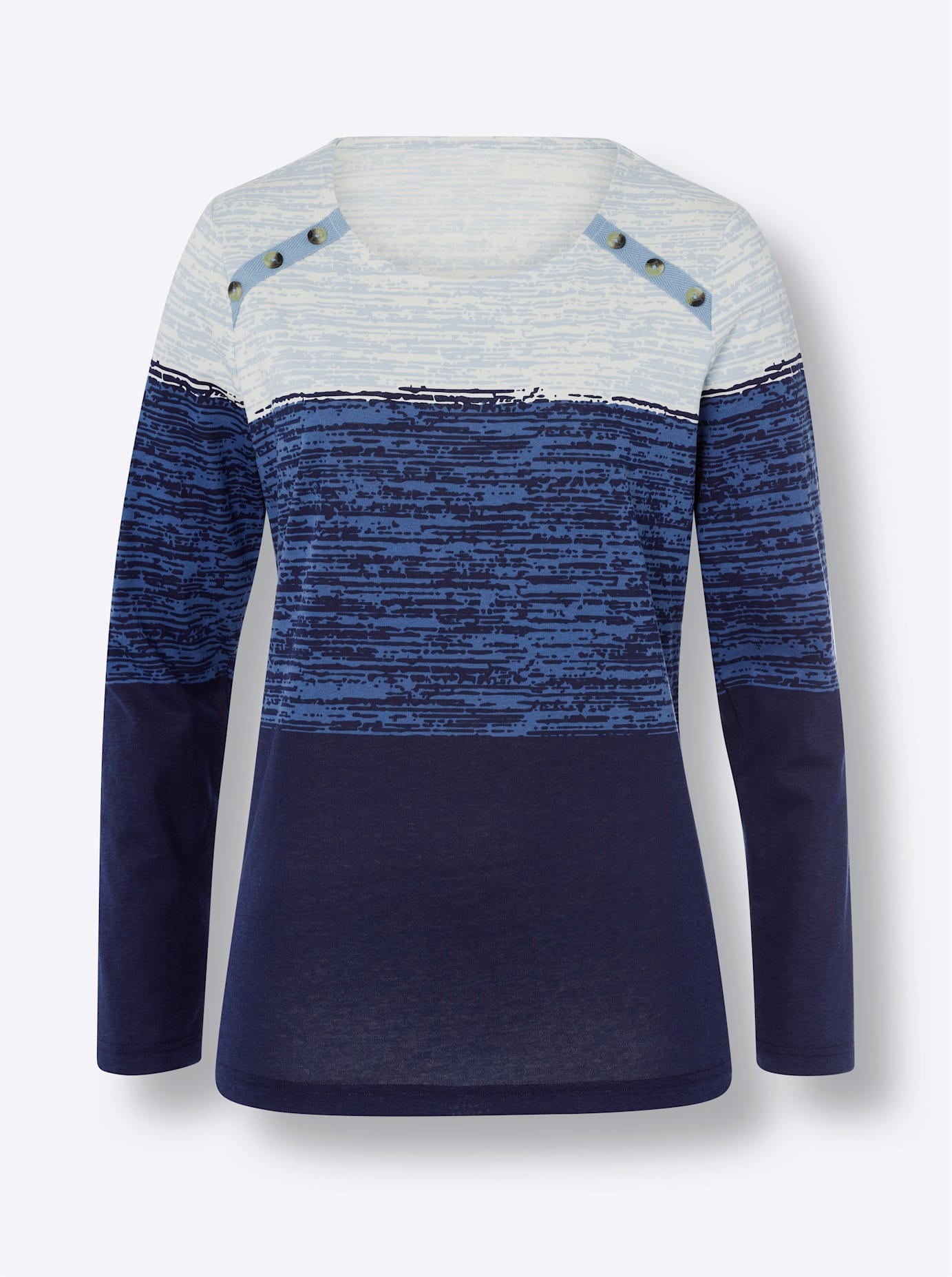 Classic Basics T-shirt à manches longues »Rundhals-Shirt« 1 cuis