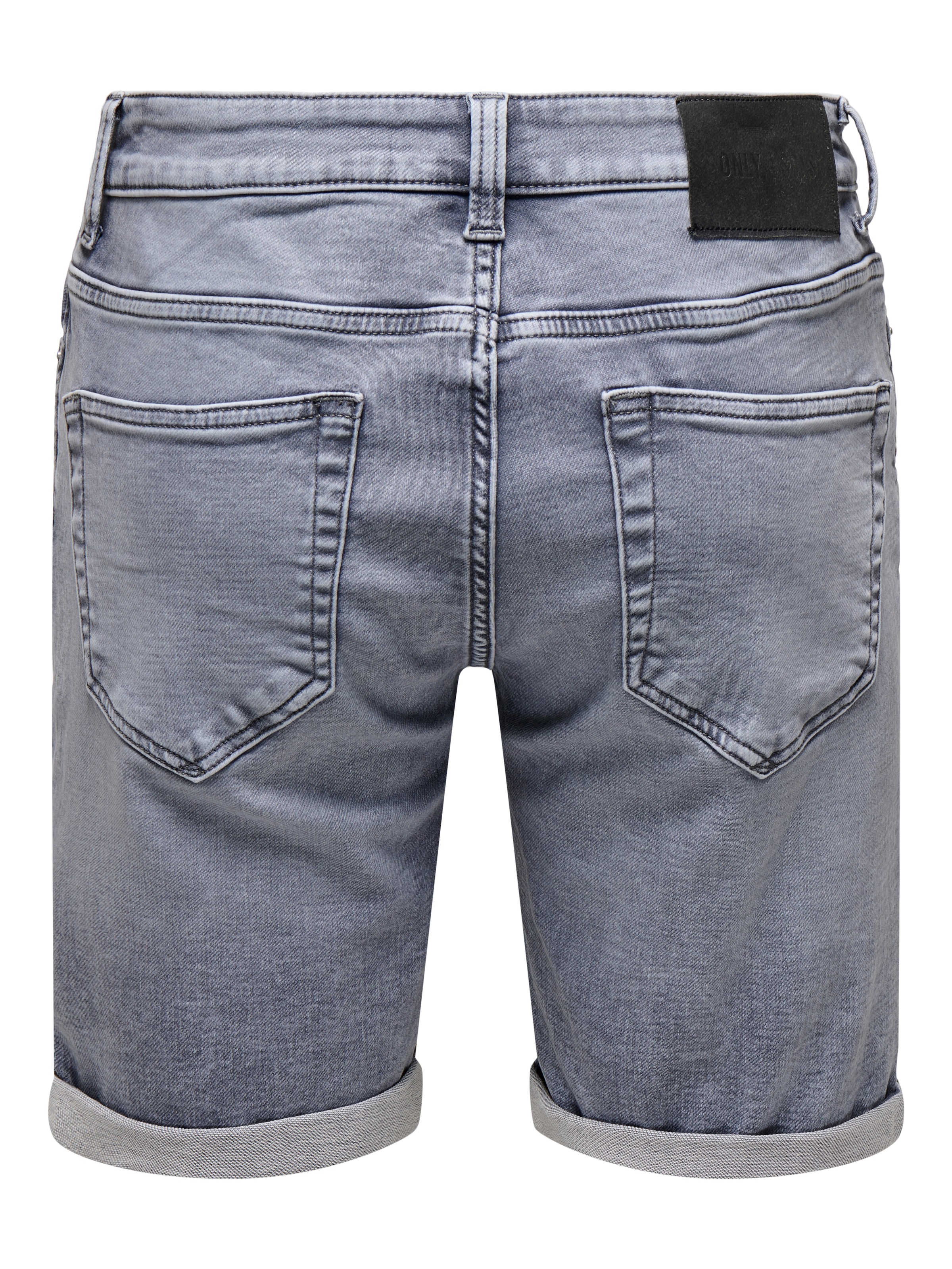 ONLY & SONS Short en jean »ONSPLY JOG MGD 0880 ANA DNM SHORTS NOOS« mélange coton, coupe régulière
