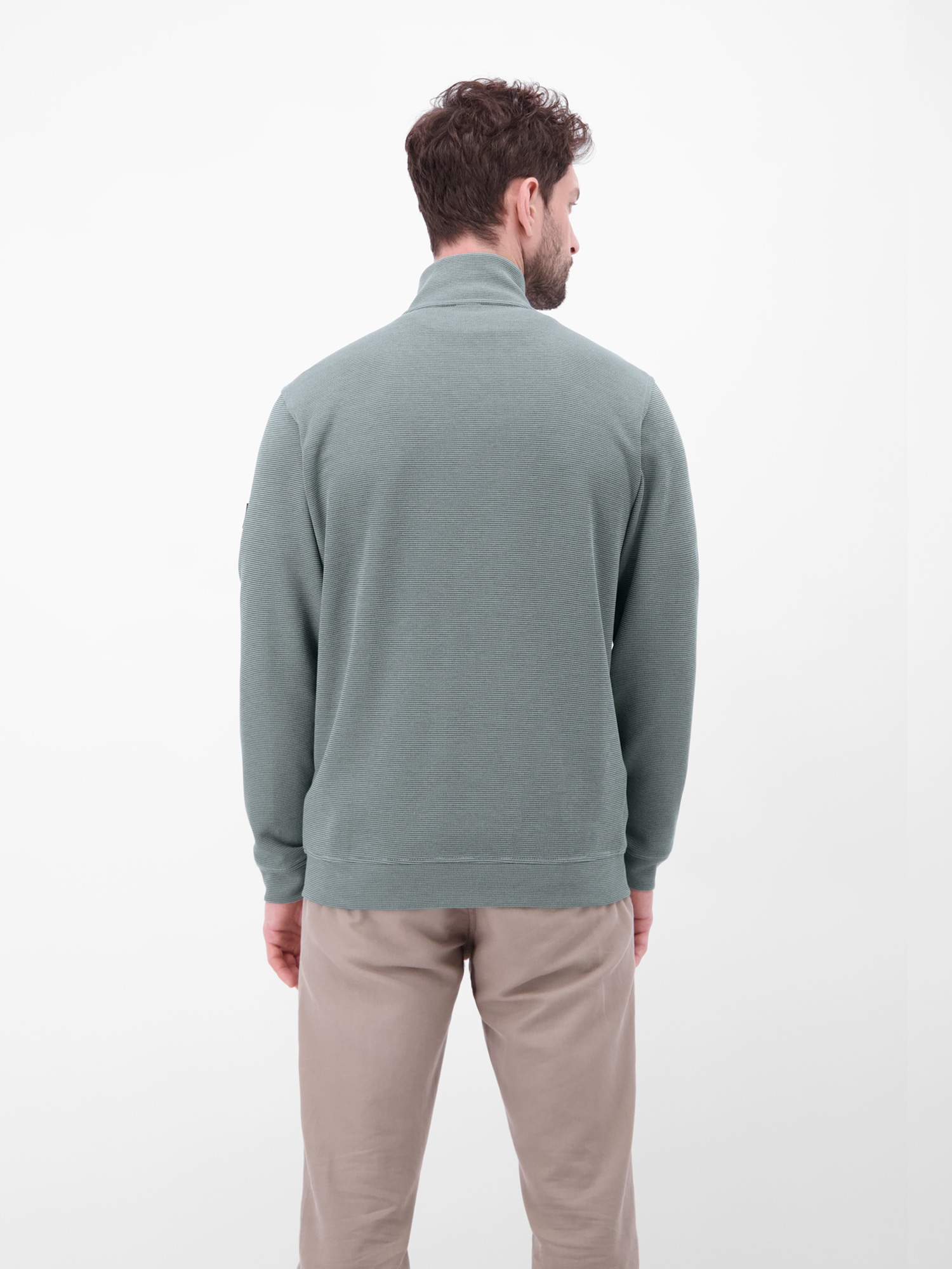 LERROS Veste sweat mit Stehkragen