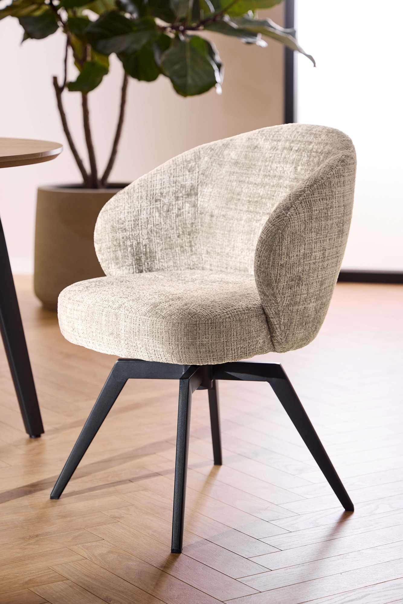 ACTONA GROUP Chaise de salle à manger »Polsterstuhl« () 1 cuisChaise, tissu, accoudoirs, avec fonction pivotante et retour, FSC™