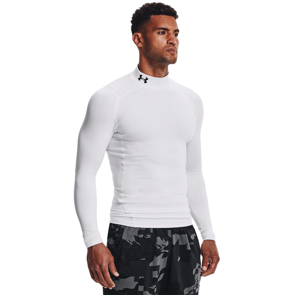 Under Armour® T-shirt d'entraînement »UA CG ARMOUR COMP MOCK« version manches longues, avec col montant, séchage rapide, respirant