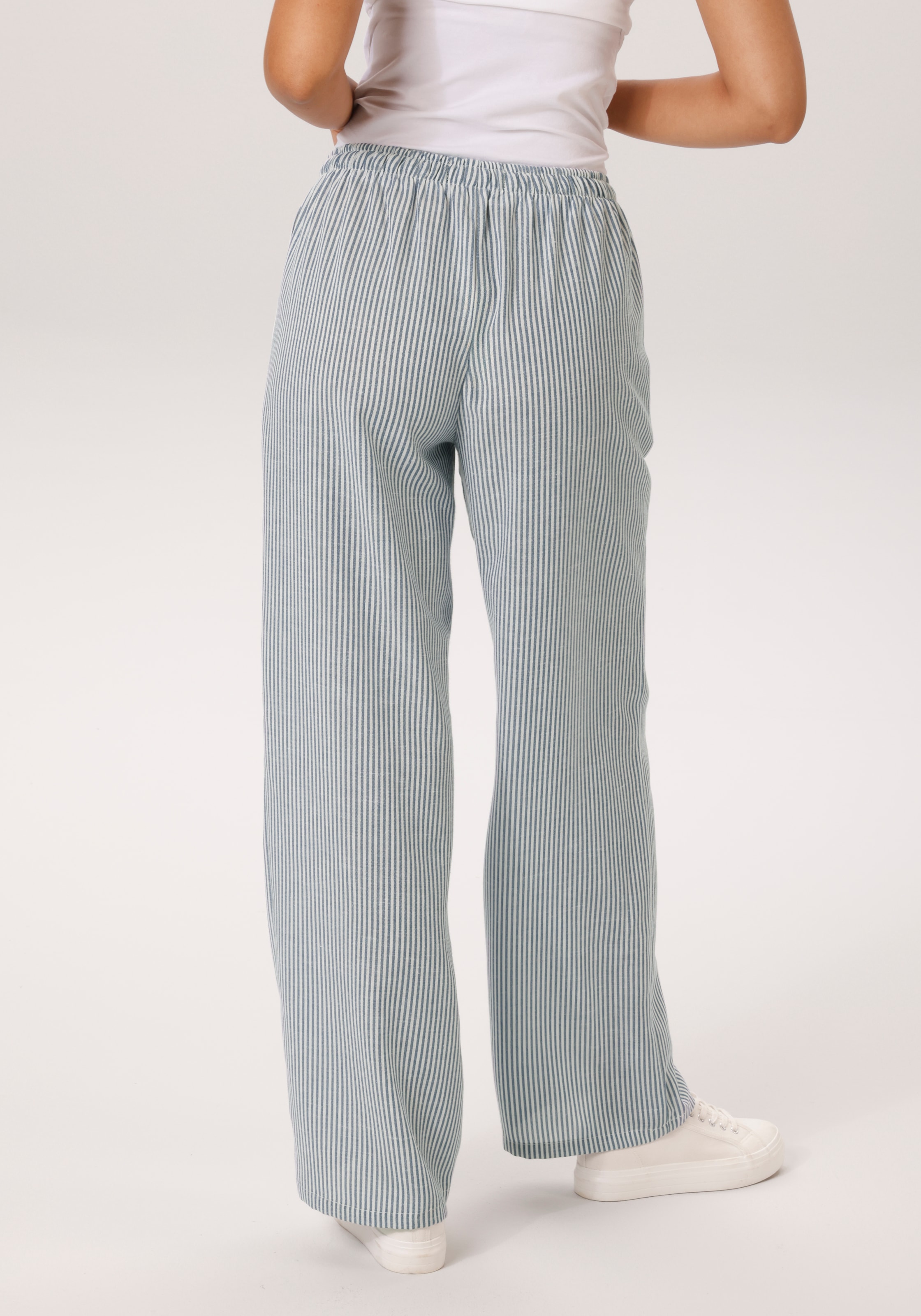 Aniston CASUAL Pantalon à enfiler  im Streifen-Dessin - NEUE KOLLEKTION