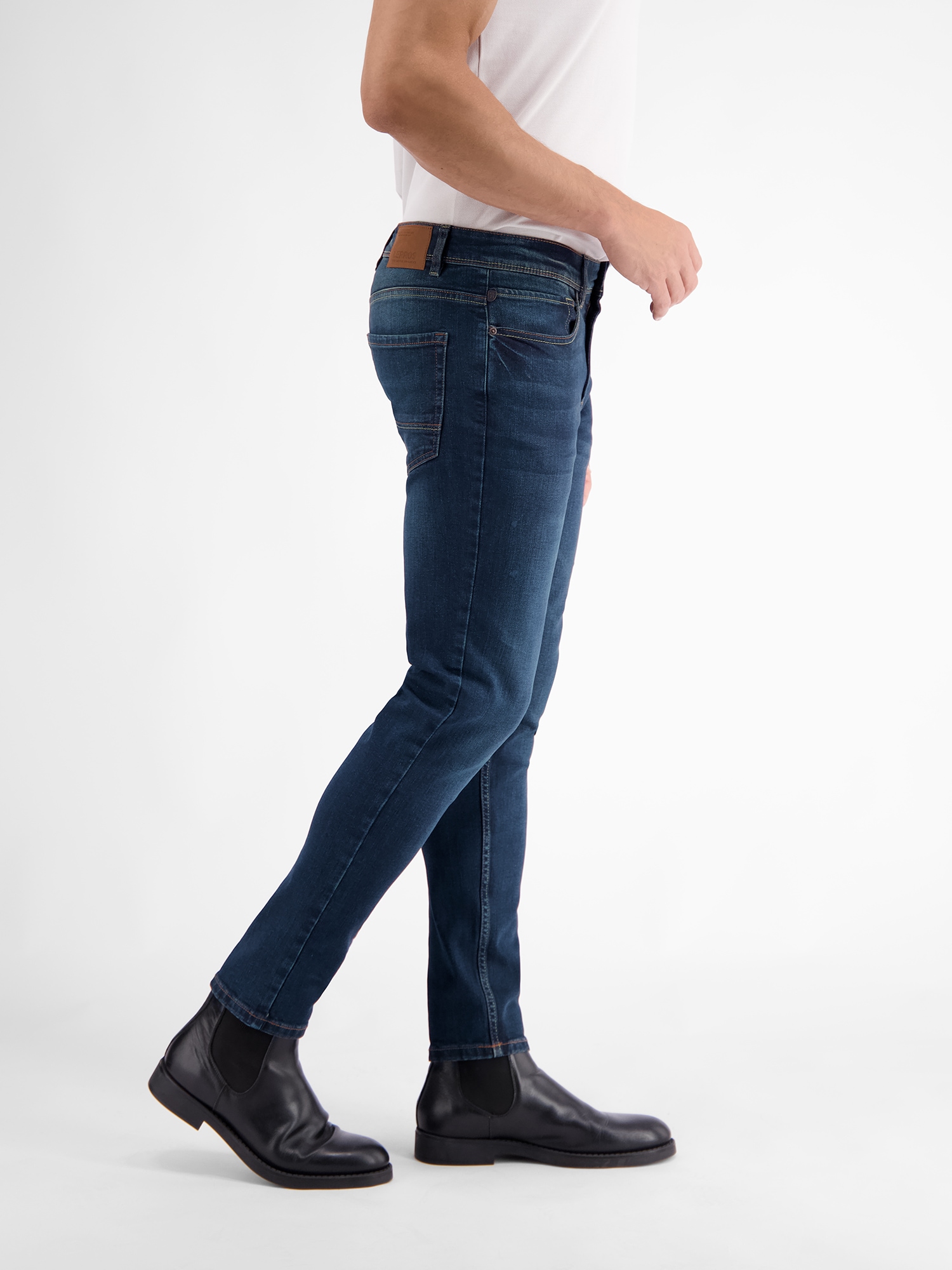 LERROS 5-Pocket-Hose »LERROS CONLIN 5-Pocket Stretch-Denim, SLIM FIT, unifarben CONLIN«