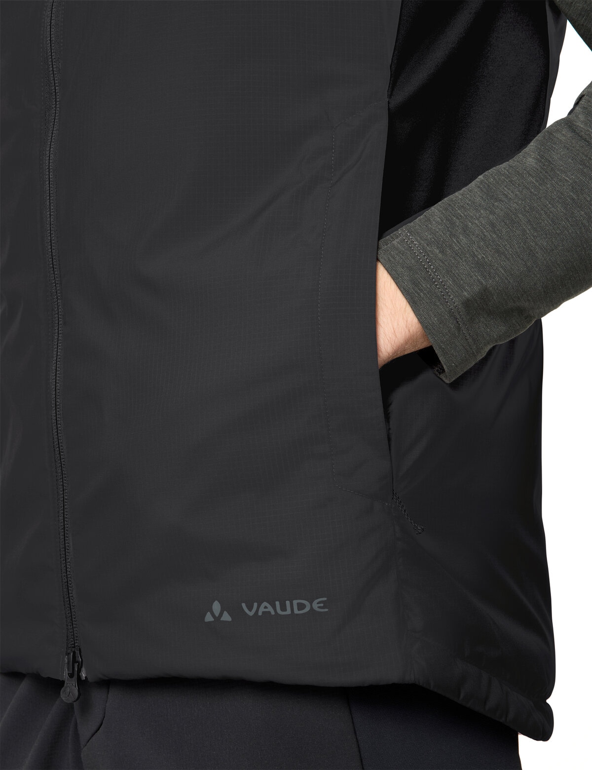 VAUDE Funktionsweste »MEN'S MOAB INSULATION LIGHT VEST« wasserabweisend, windabweisend, mit Reissverschlusstaschen