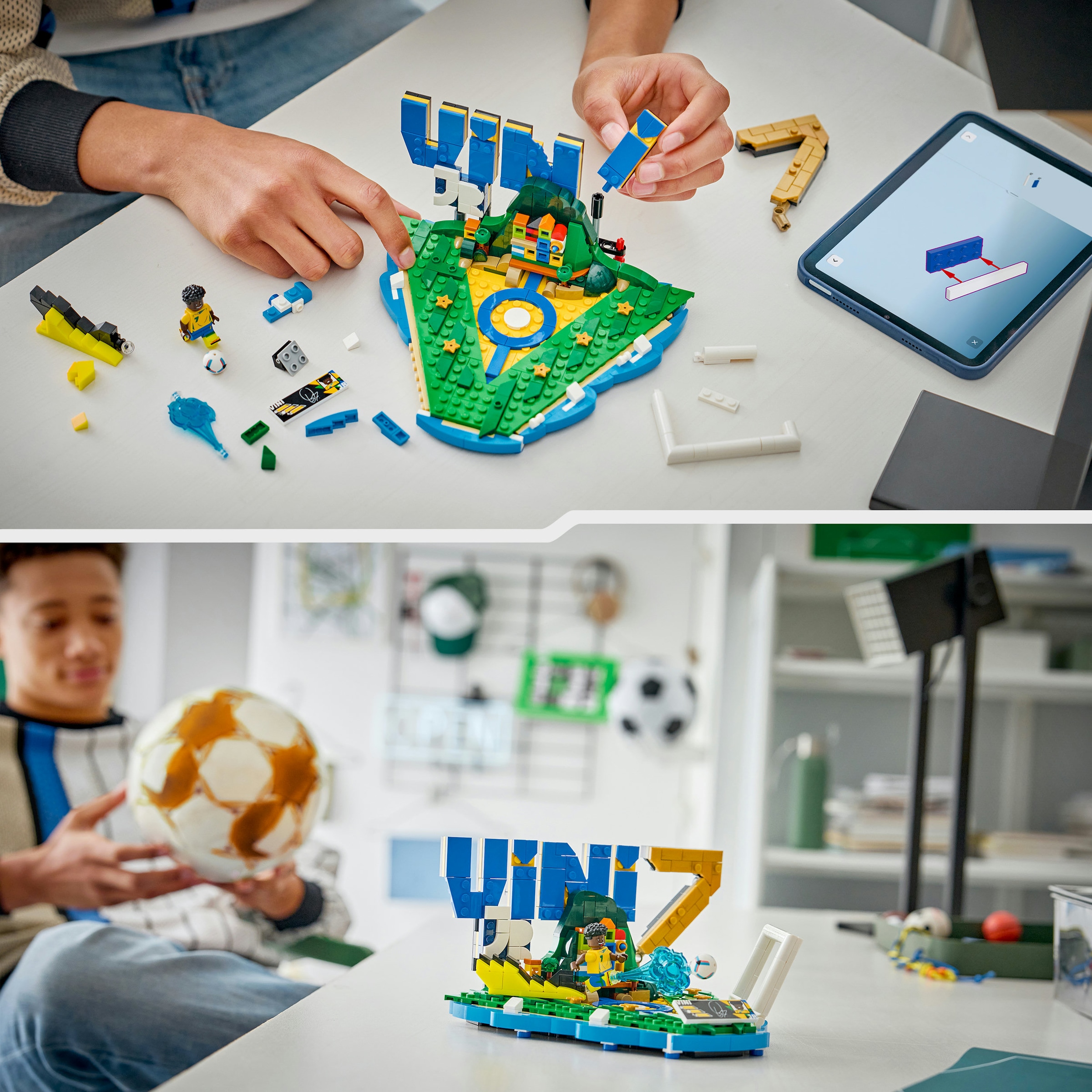 LEGO® Pions de construction »Vini Jr. – Fussball-Highlights (43027), LEGO Editions Football«