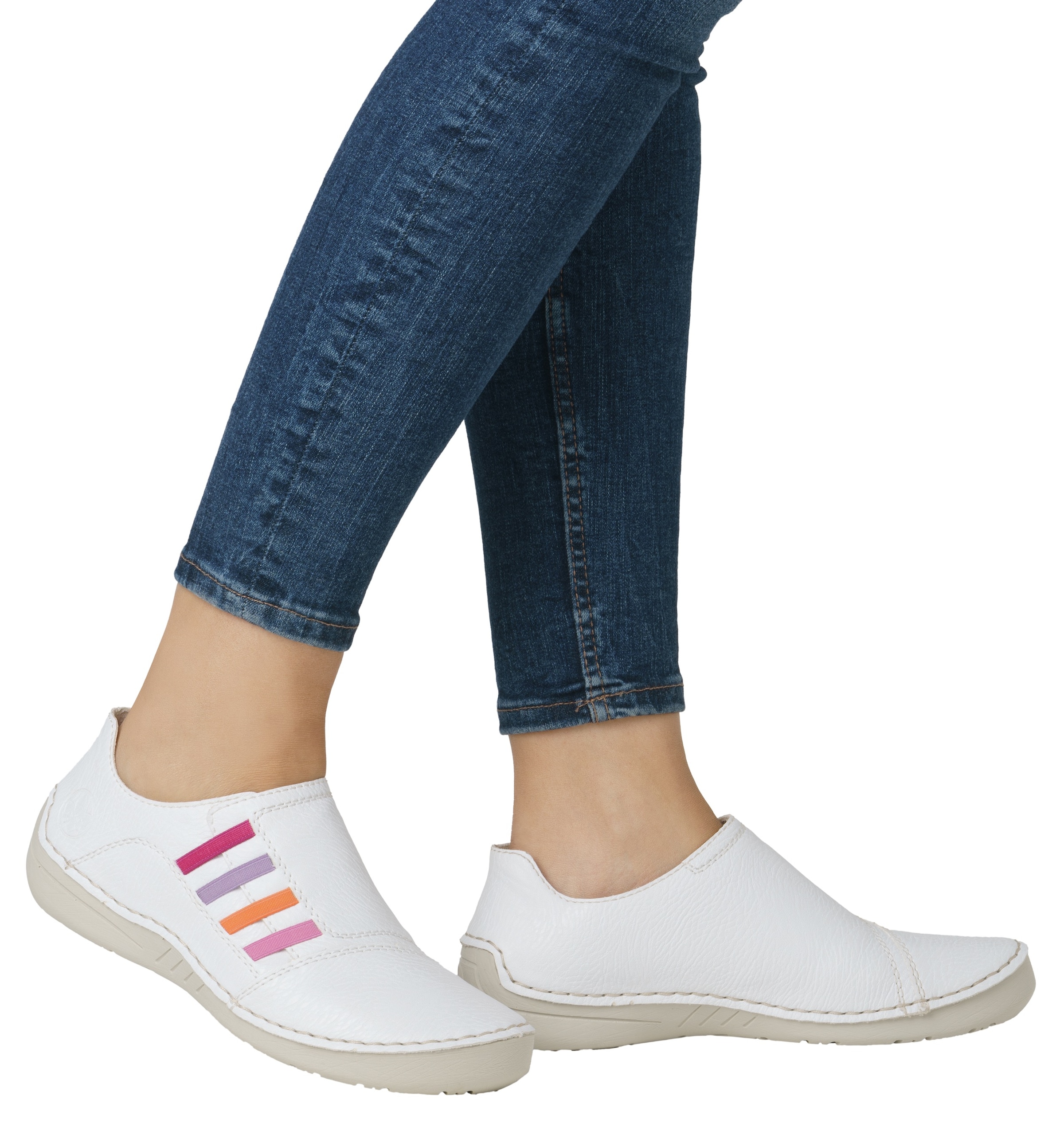 Rieker Slipper  Slip-on Sneaker, Schlupfschuh, Halbschuh mit weicher Innnensohle