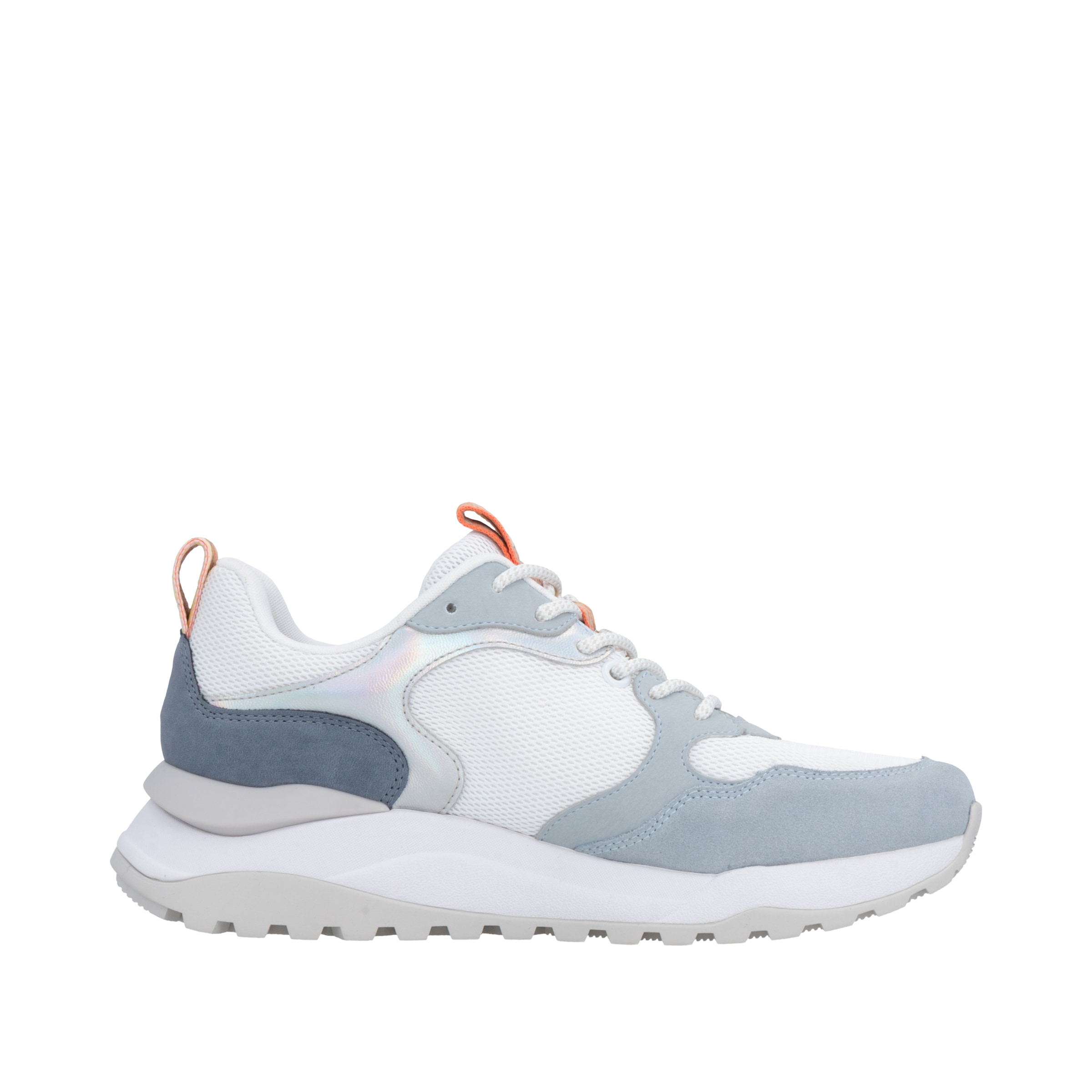Rieker Baskets compensées  chaussure à lacets, sneaker décontracté, chaussure basse avec col rembourré