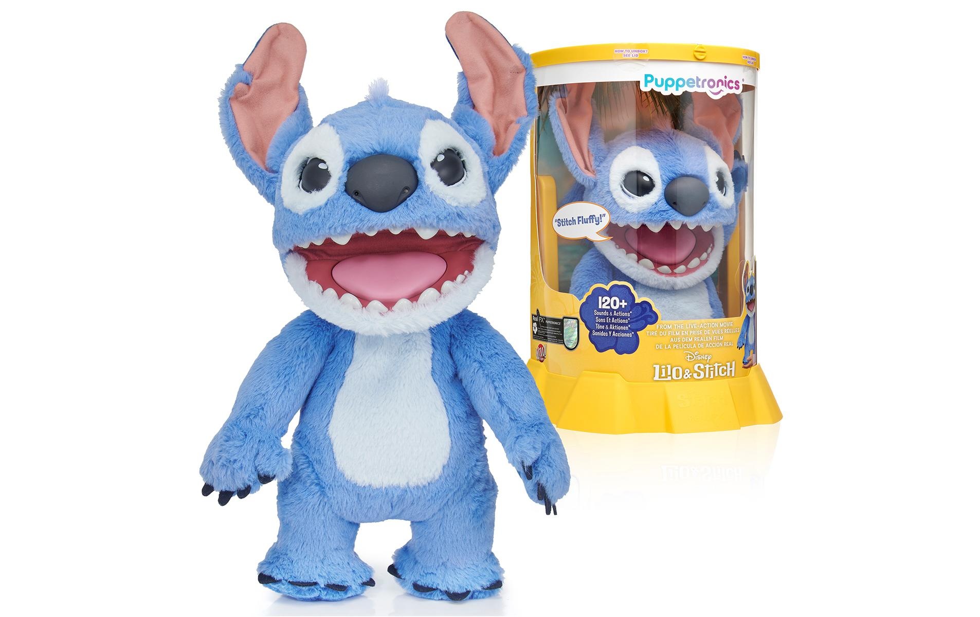   Figurine en peluche »Stitch Funktionsplüsch Real FX Stitch 45 cm« Interaktives animatronisches Plüschtier mit über 100 Sounds