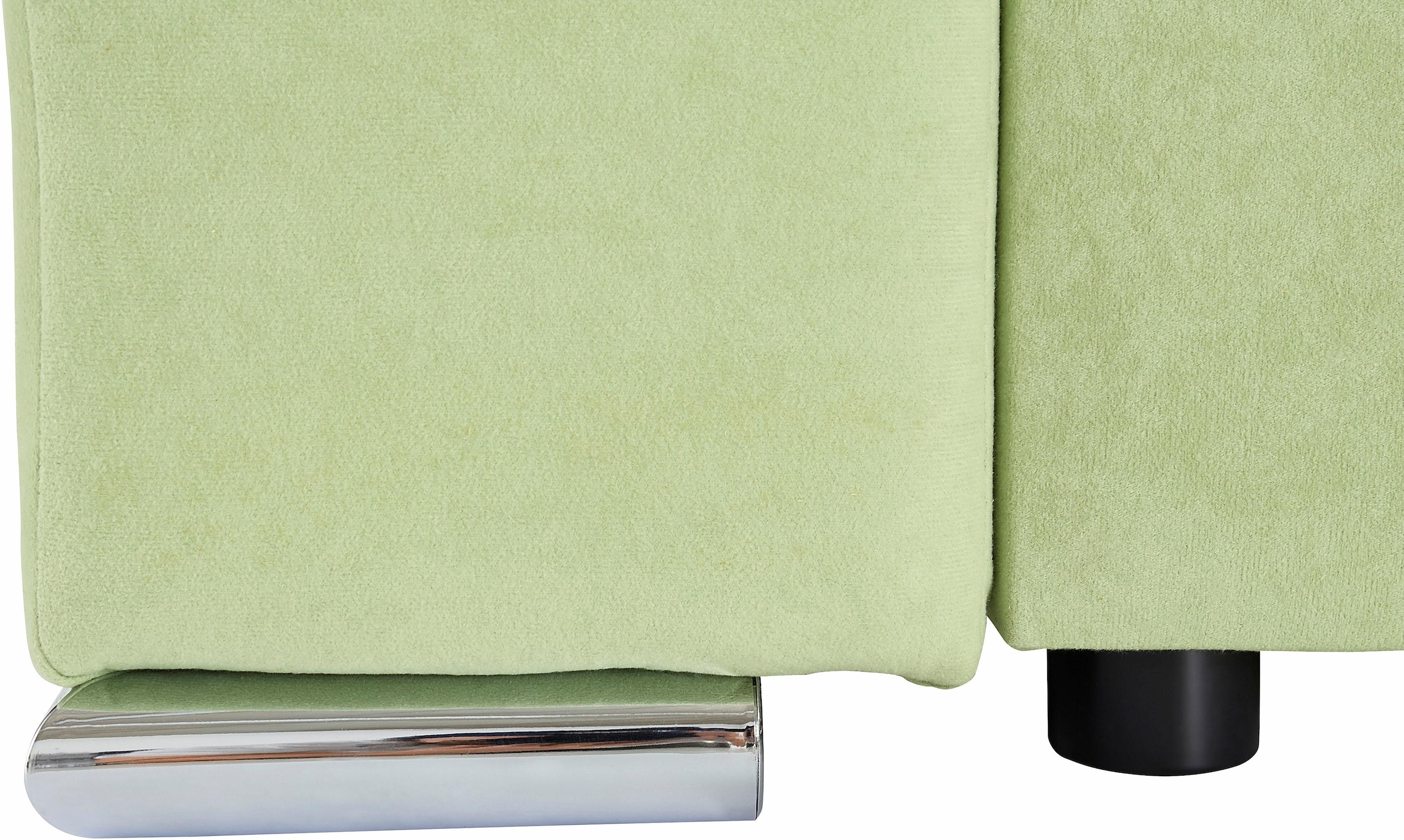 COLLECTION AB Ecksofa »John L-Form« mit Bettfunktion, Bettkasten und integriertem Regal