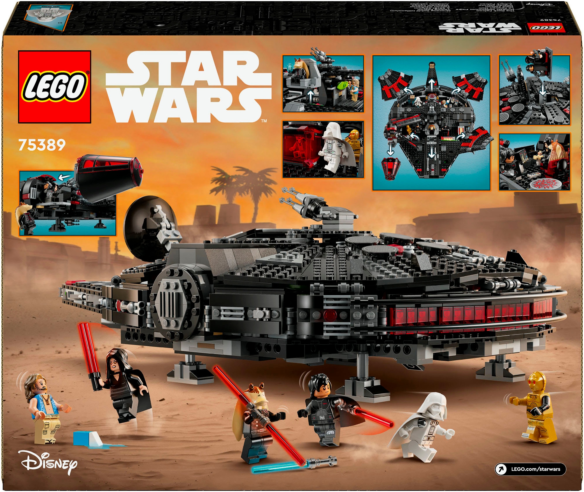 LEGO® Pions de construction »Dunkler Millennium Falke (75389), LEGO Star Wars ™« Made in Europe