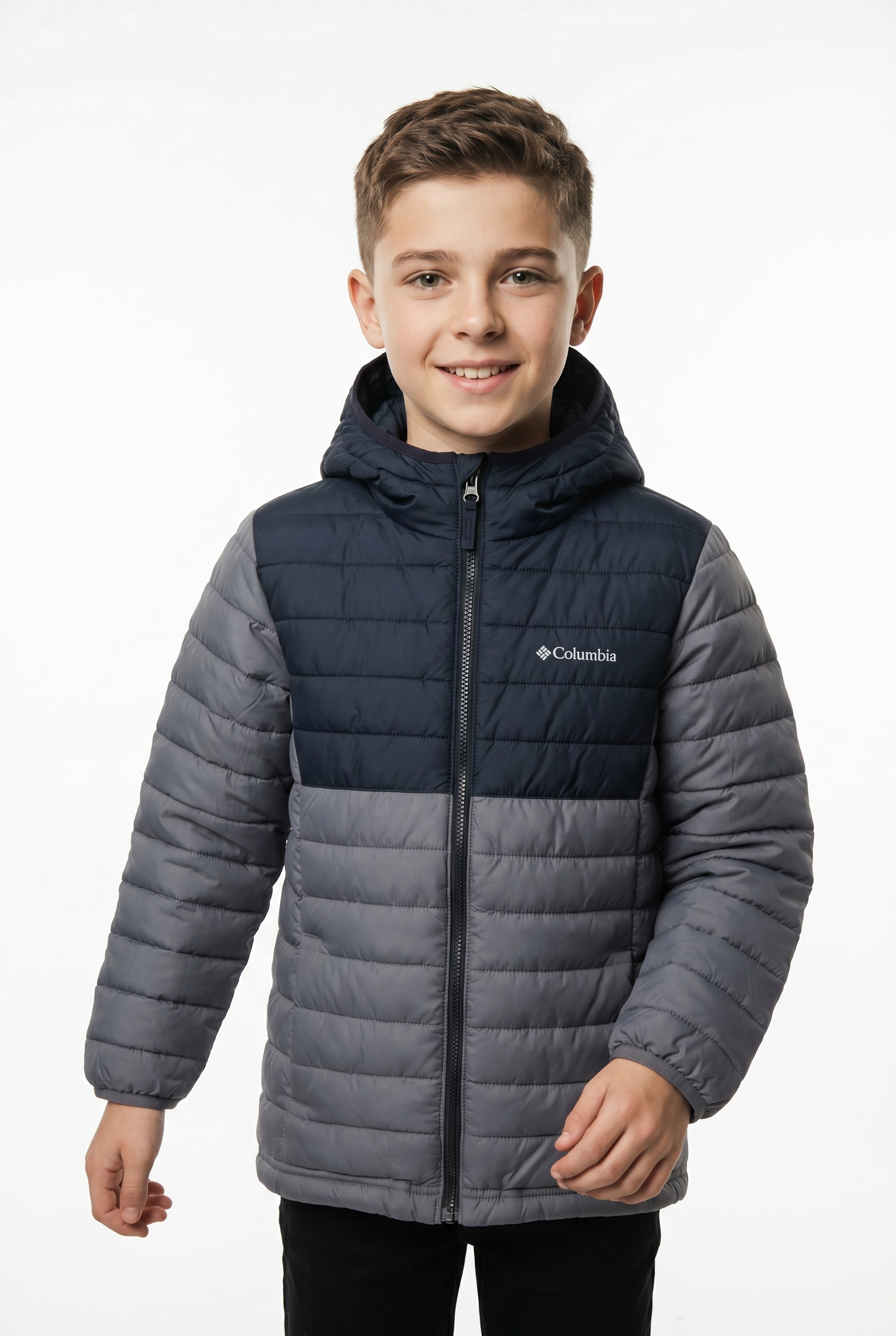 Columbia Steppjacke »Powder Lite II Hooded Jacket« mit Kapuze mit hochschliessendem Kragen, wasserabweisend, windabweisend