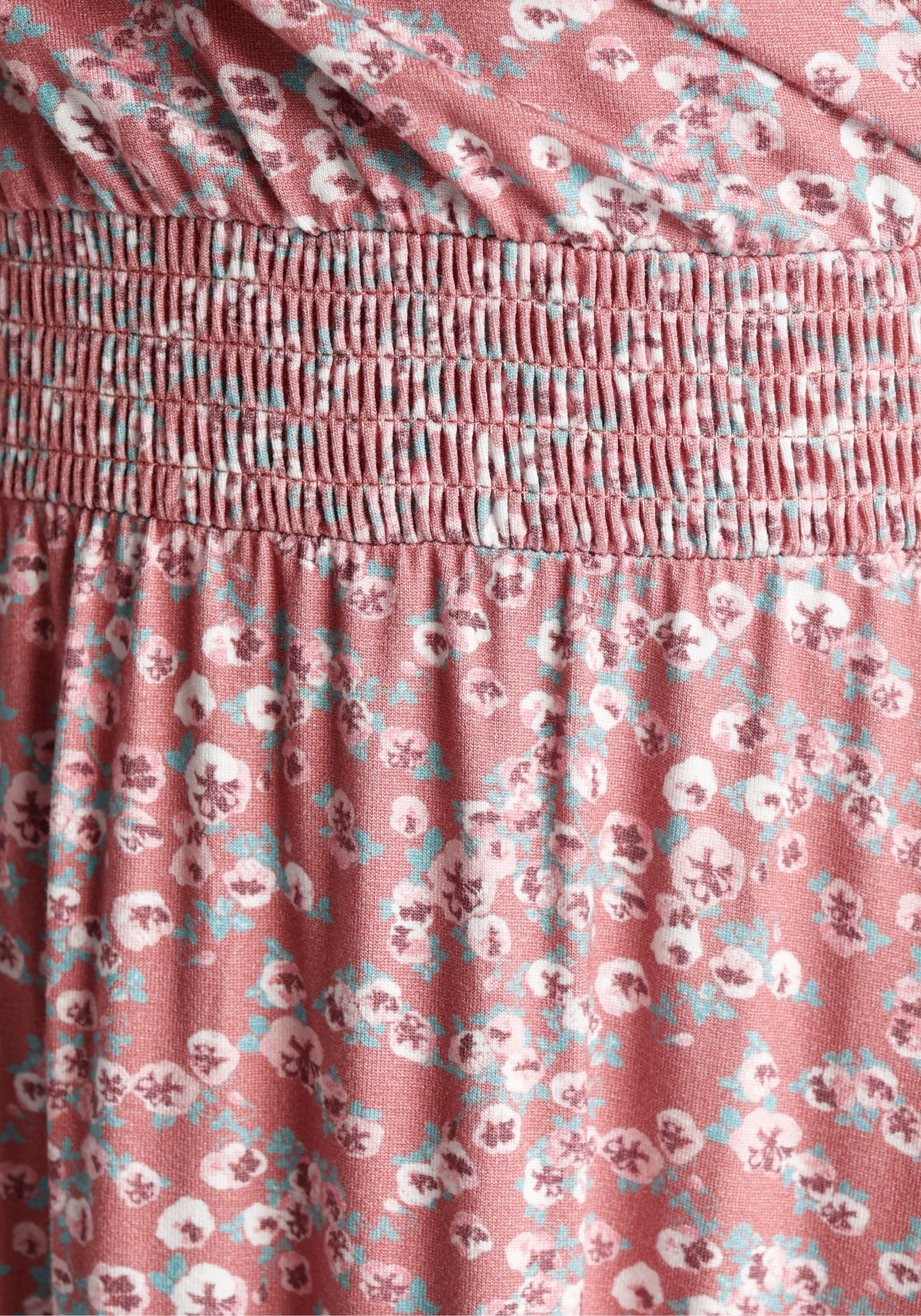 Tamaris Jerseykleid »mit tailliertem Schnitt, aus fliessender Viskose-Qualität« in Midilänge