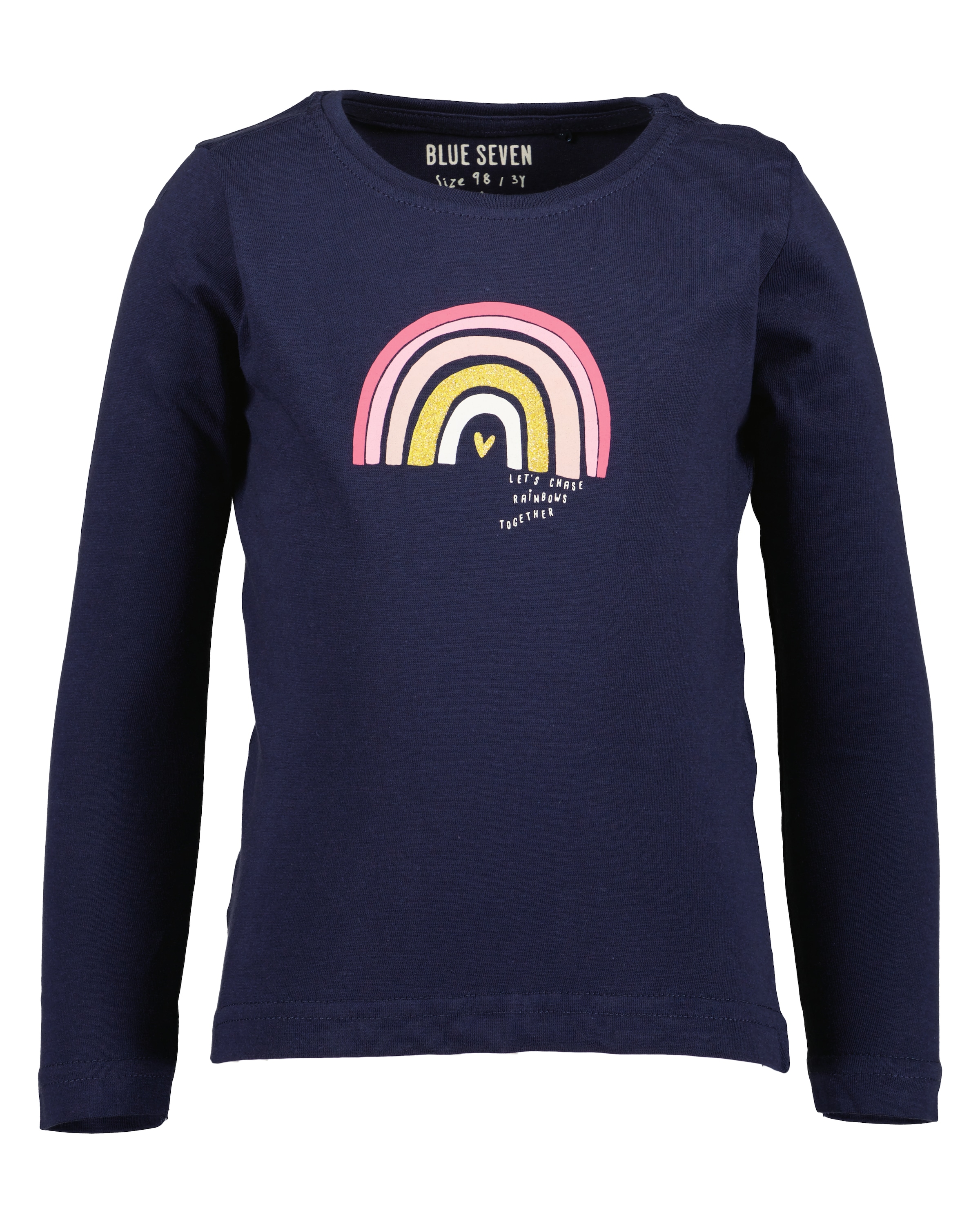 Blue Seven T-shirt à manches longues Packung, 2 cuis tlg. mit tollen Frontmotiven