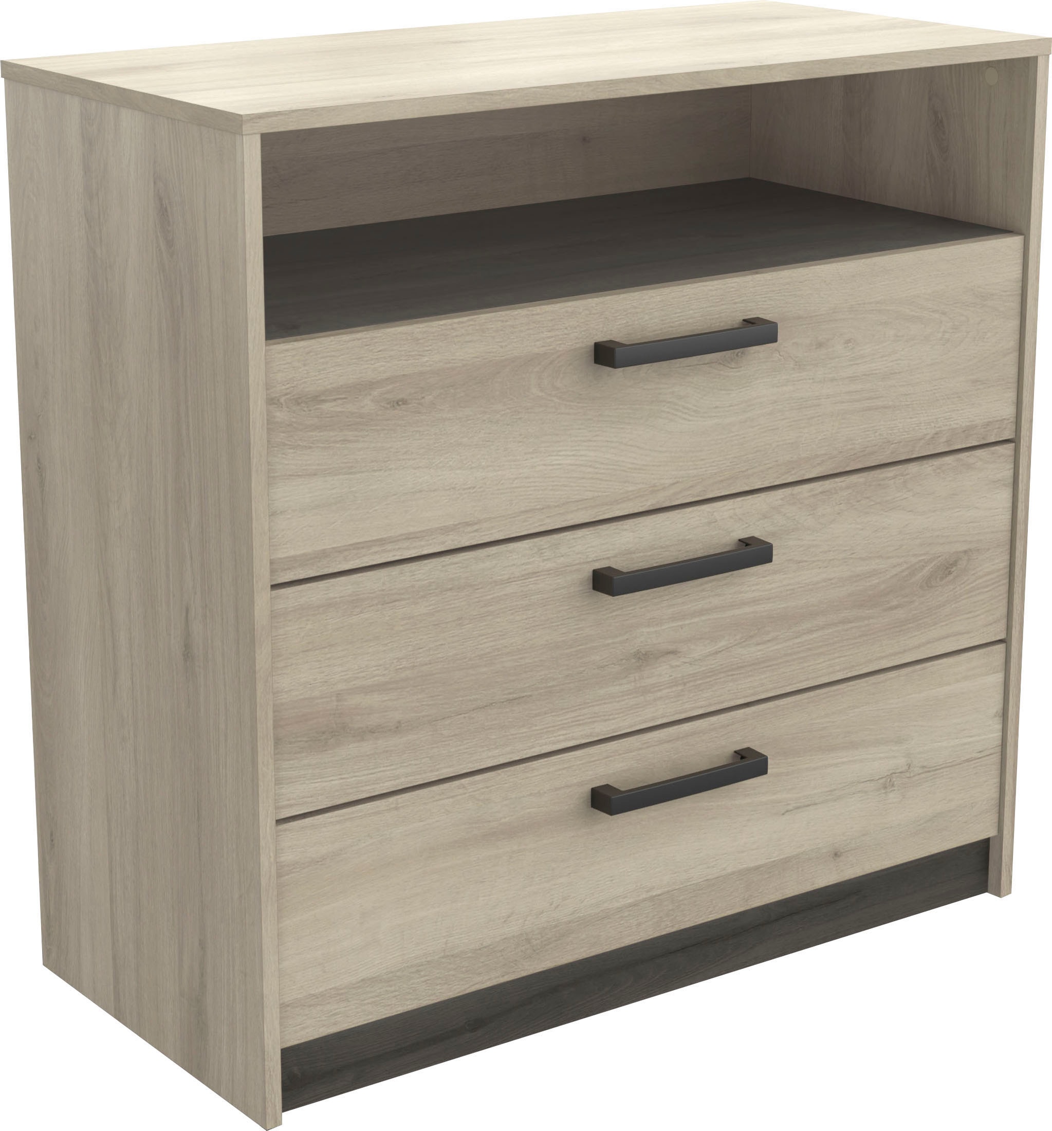 Demeyere GROUP Commode combinée »Watson« commode à roulettes 3 tiroirs 1 niche