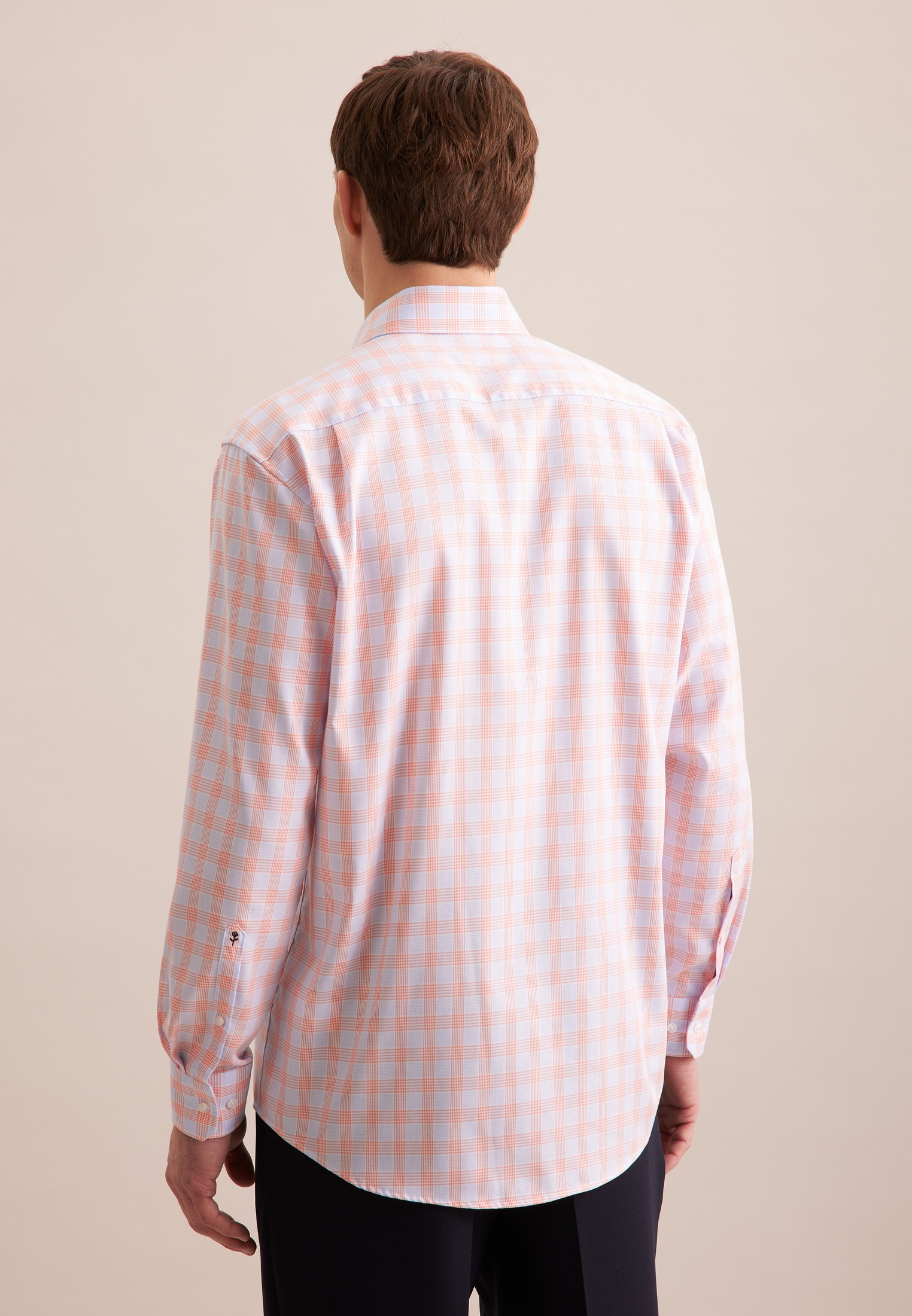 seidensticker Businesshemd »Comfort« Comfort 1/1 Kentkragen Karo