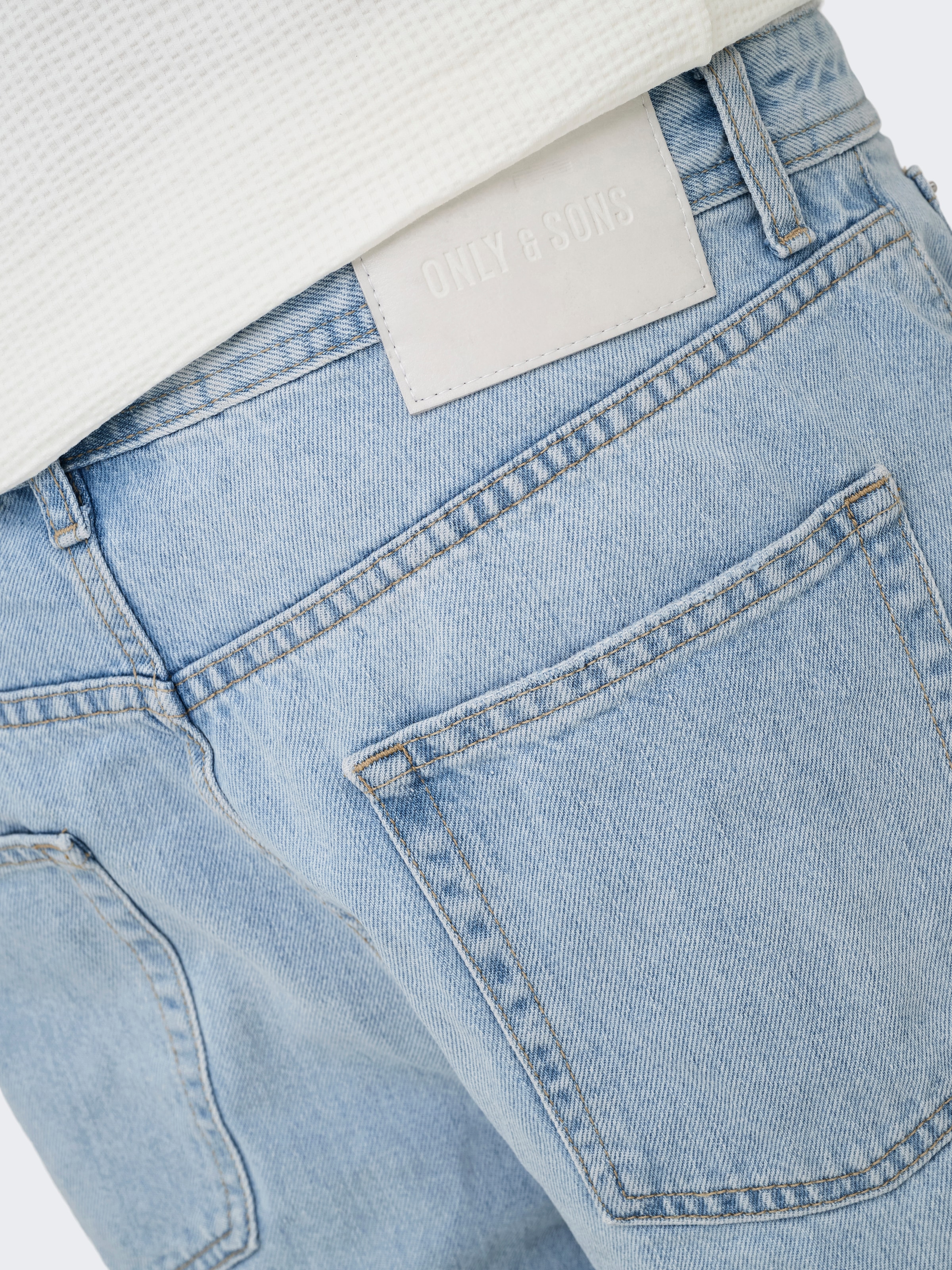 ONLY & SONS Jeansshorts »ONSFADE LB 3155 TAI DNM SHORTS NOOS« Baumwolle, loose fit