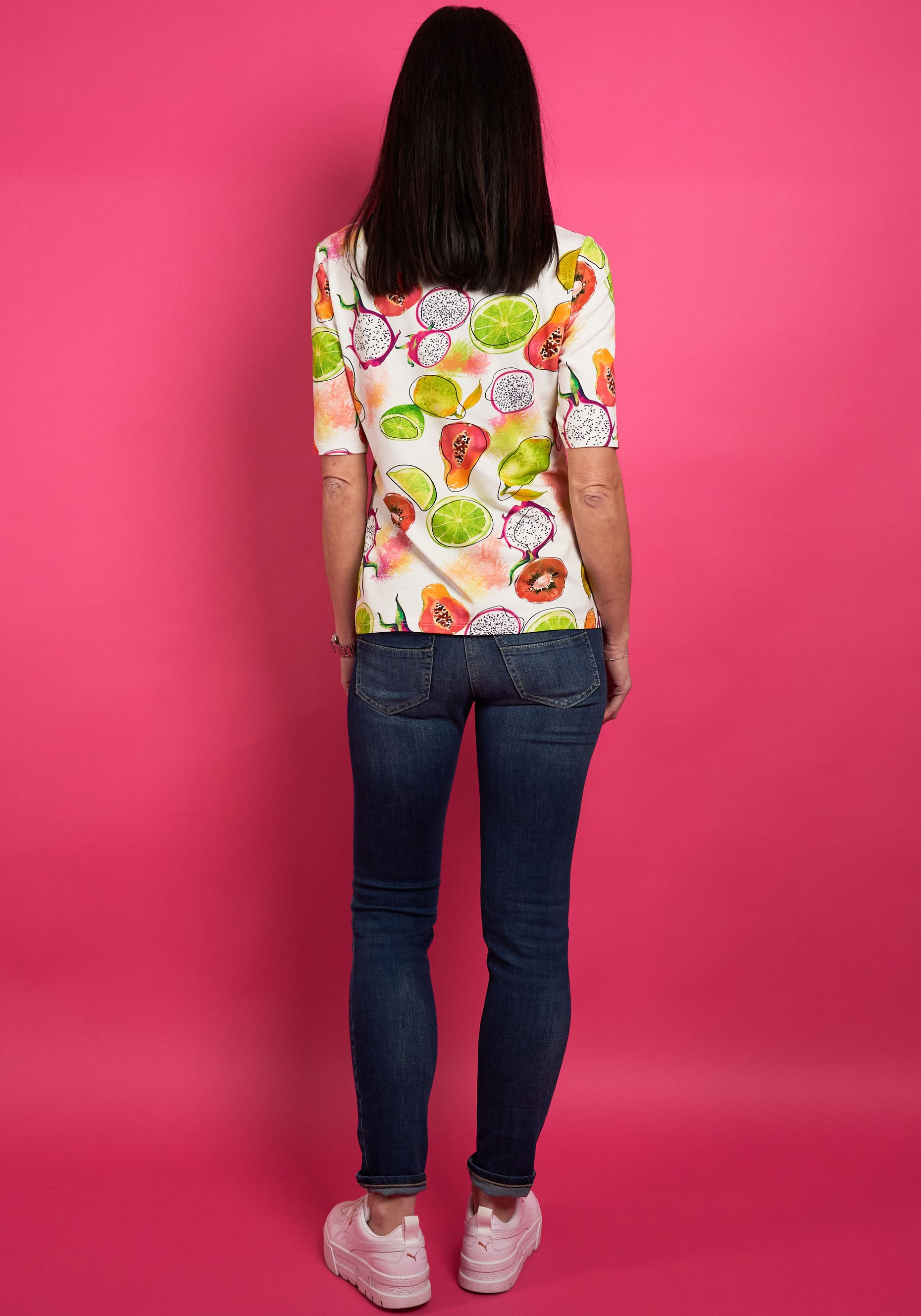 Seidel Moden T-Shirt mit Früchteprint, MADE IN GERMANY