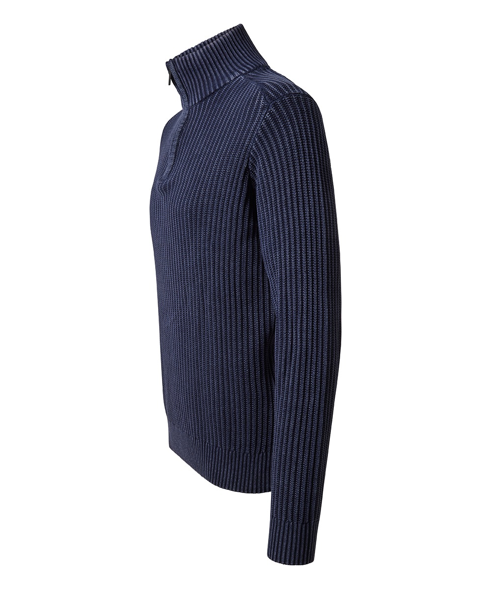 Pioneer Authentic Jeans Troyer »Knit 1/1 Troyer« in Strick-Optik