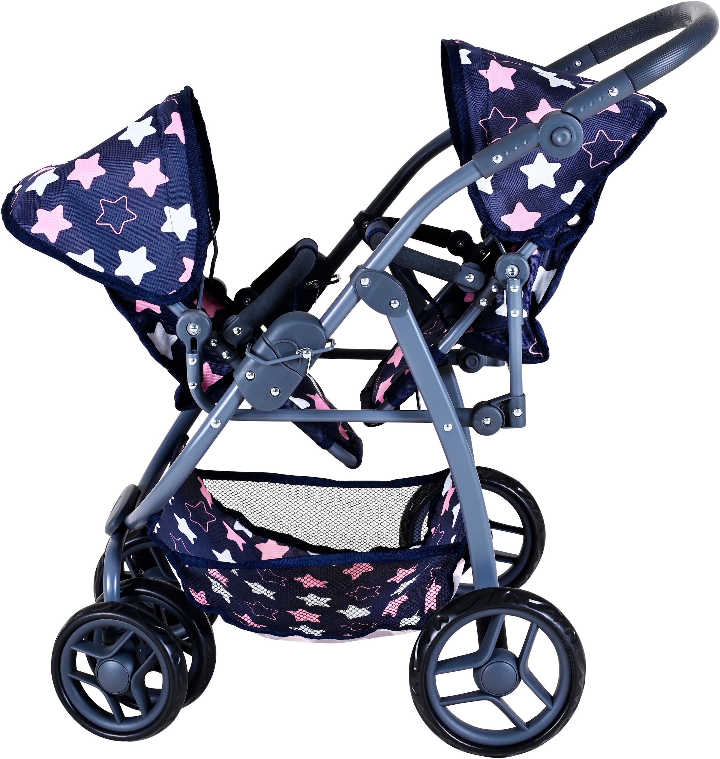 Knorrtoys® Puppen-Zwillingsbuggy »Milo«